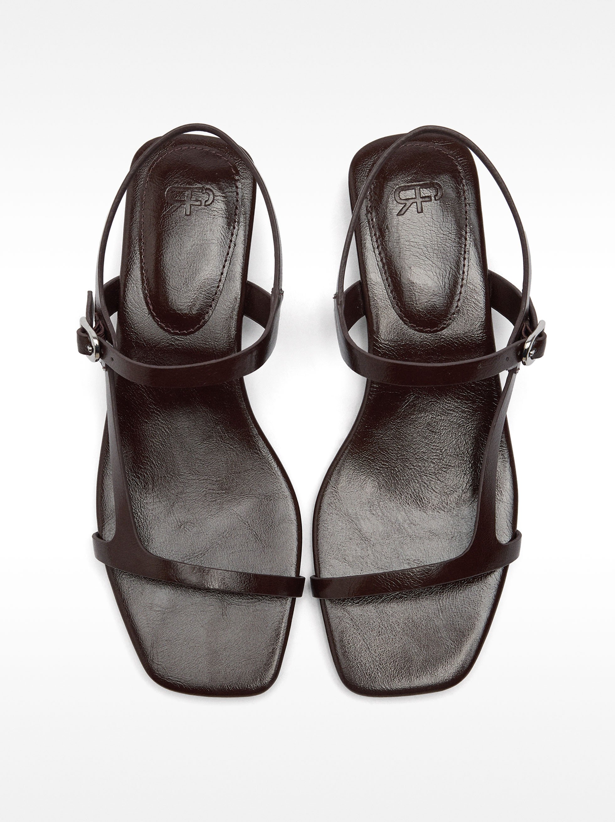 Heeled sandals with thin straps image number 1.0