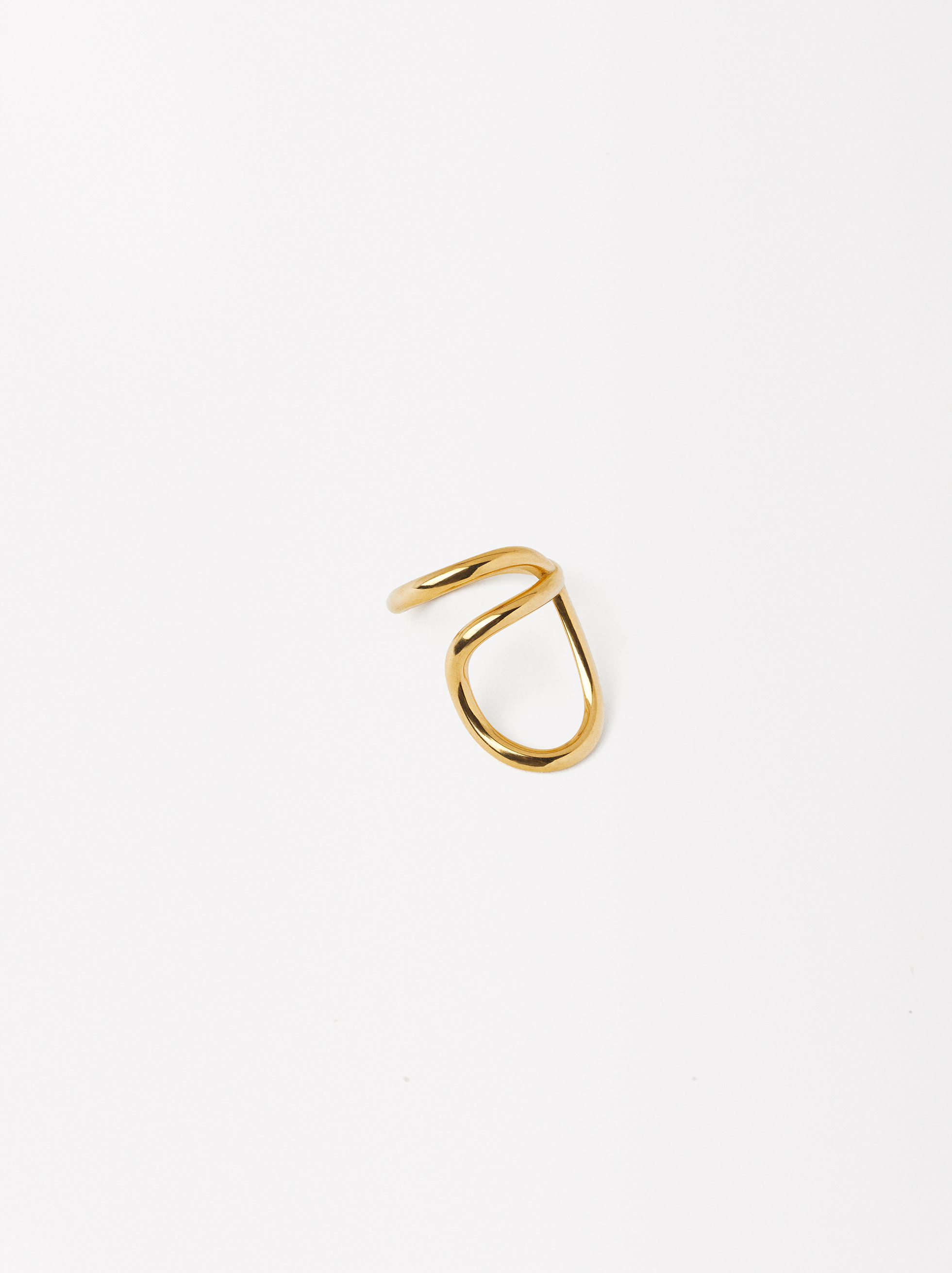 Golden Stainless Steel Ring image number 3.0