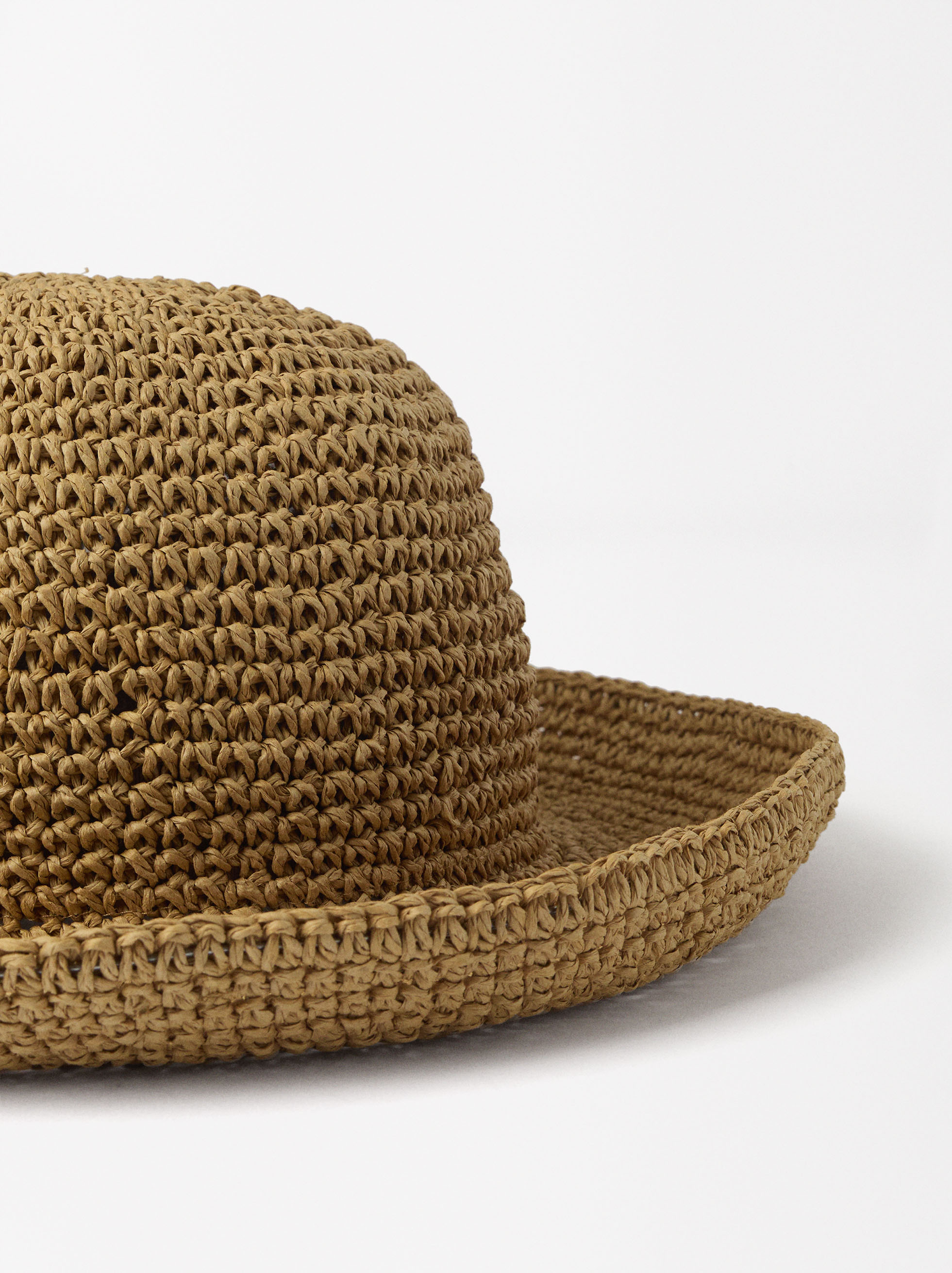 Braided bucket hat, NC, hi-res
