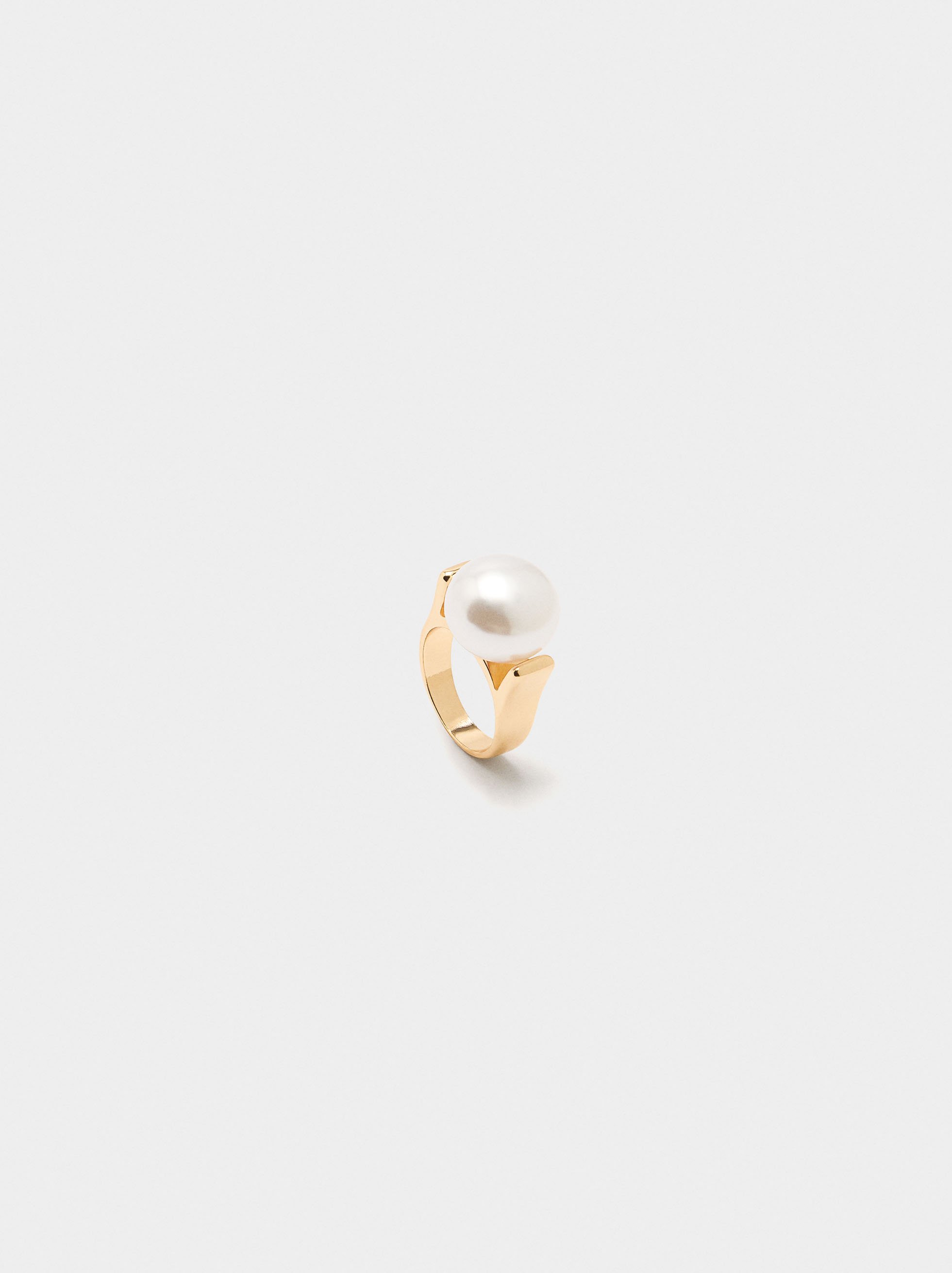 Ring with pearl image number 1.0
