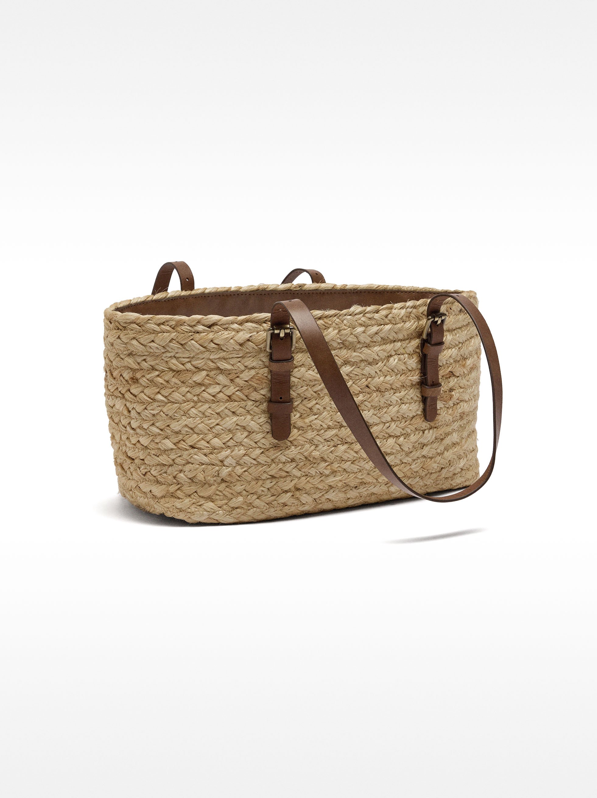 Jute shopper bag M image number 2.0