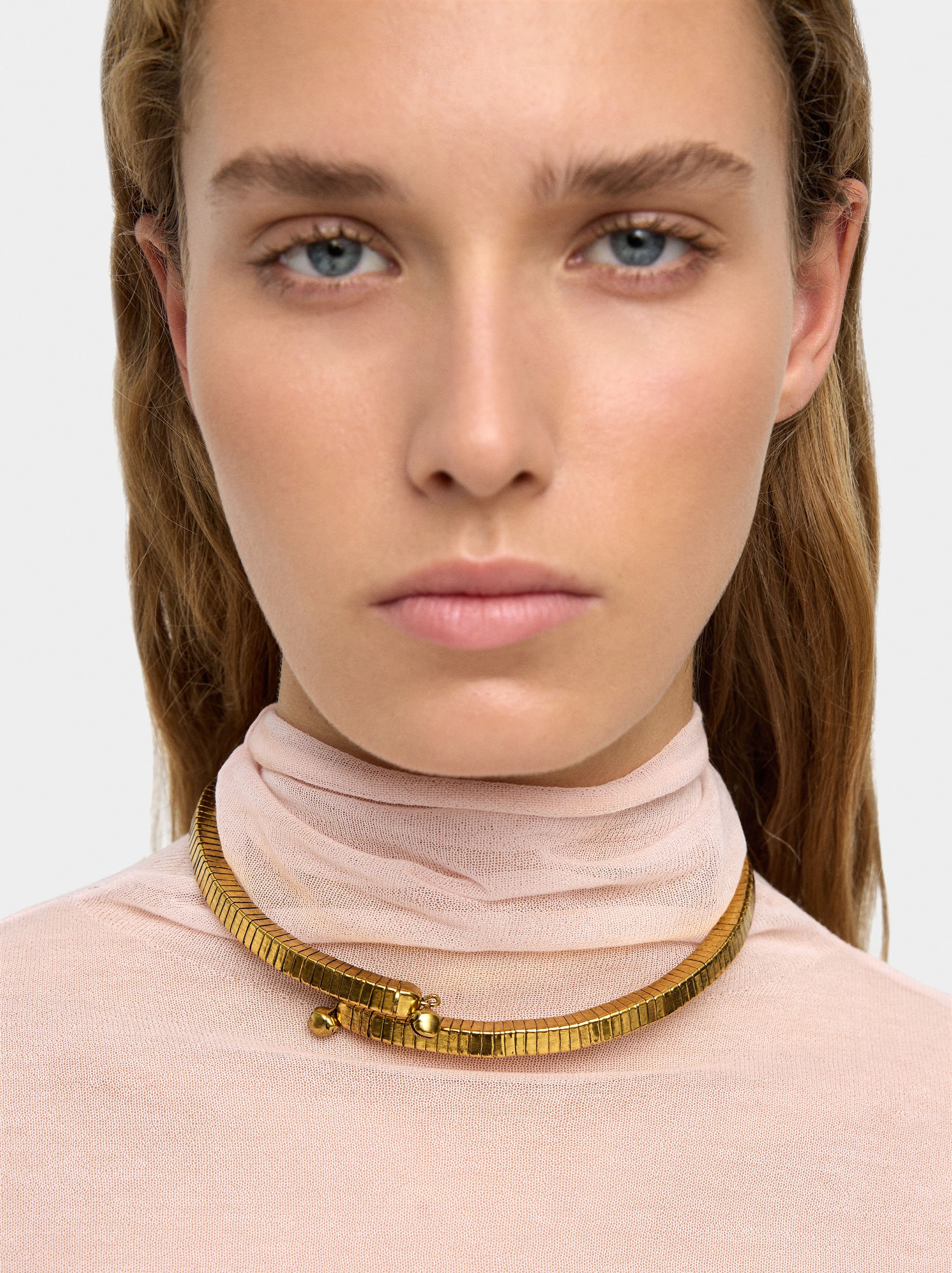 Square spiral necklace image number 1.0