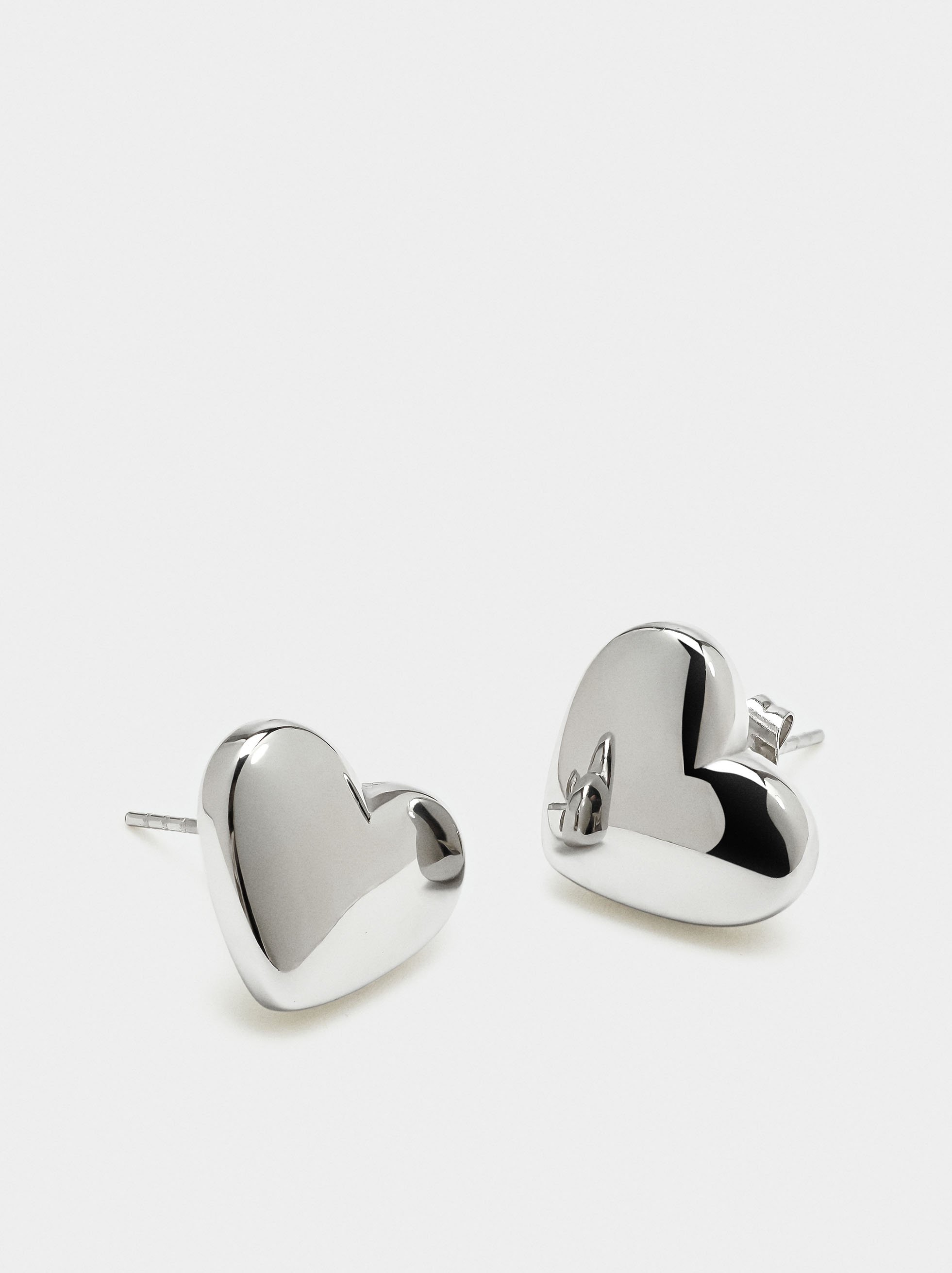 Heart earrings - stainless steel image number 1.0