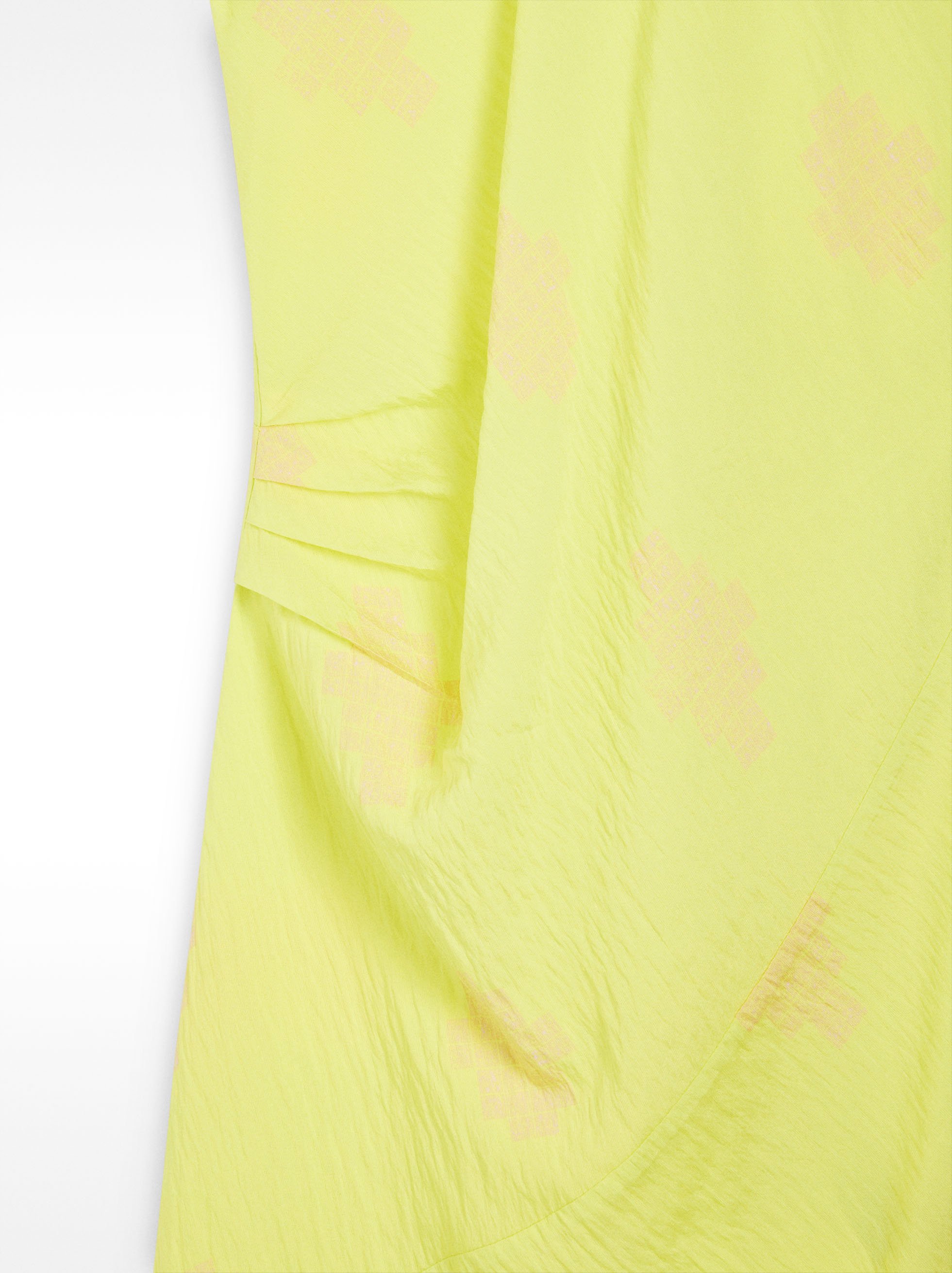 Vestido midi drapeado estampado image number 5.0