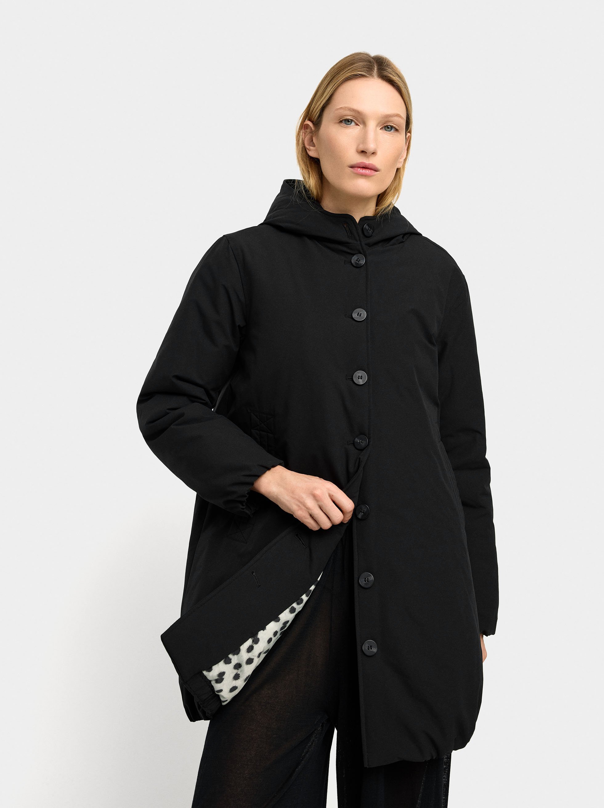 Manteau matelassé avec capuche image number 2.0