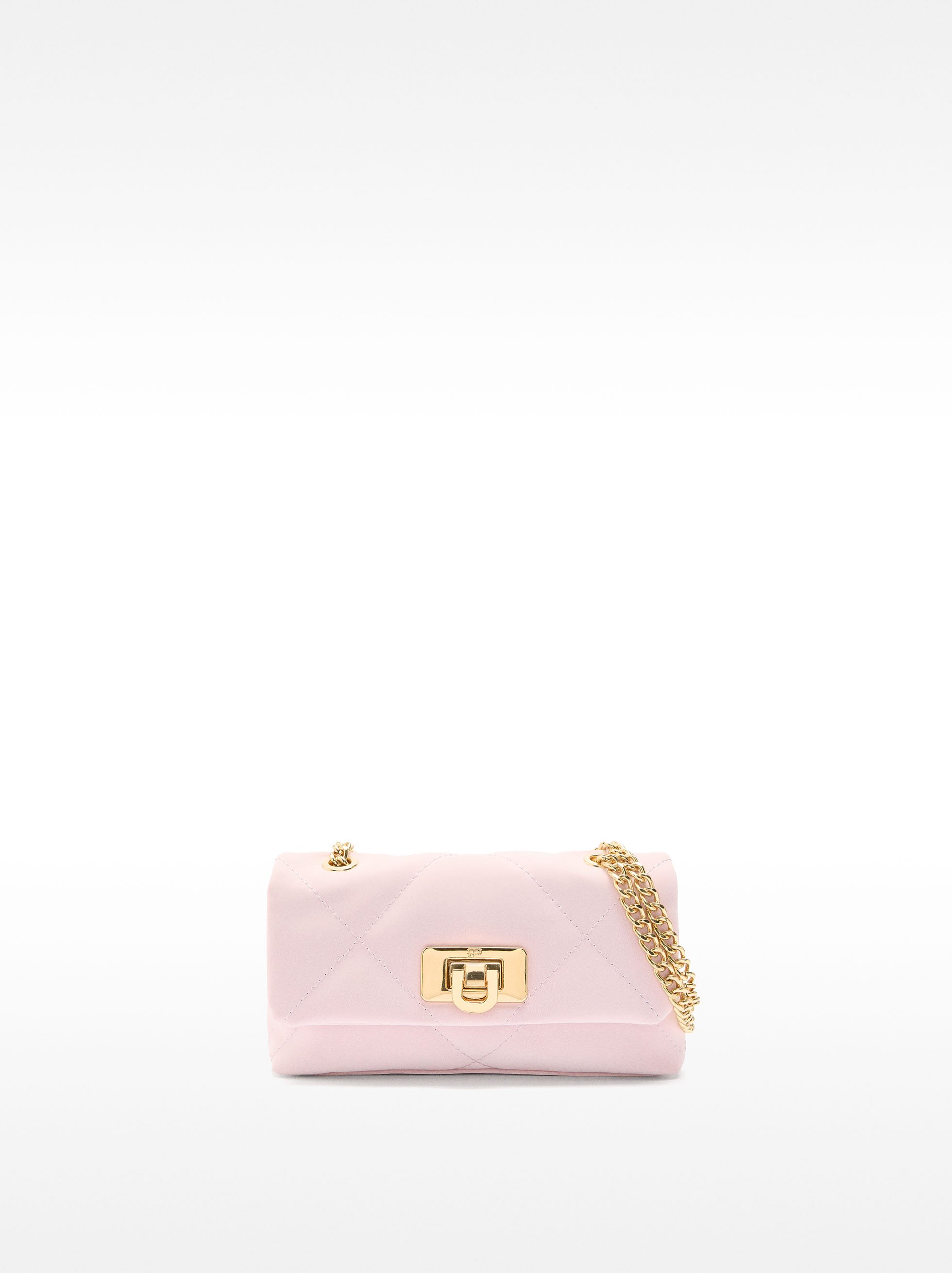 Shoulder bag with velvety texture image number 0.0