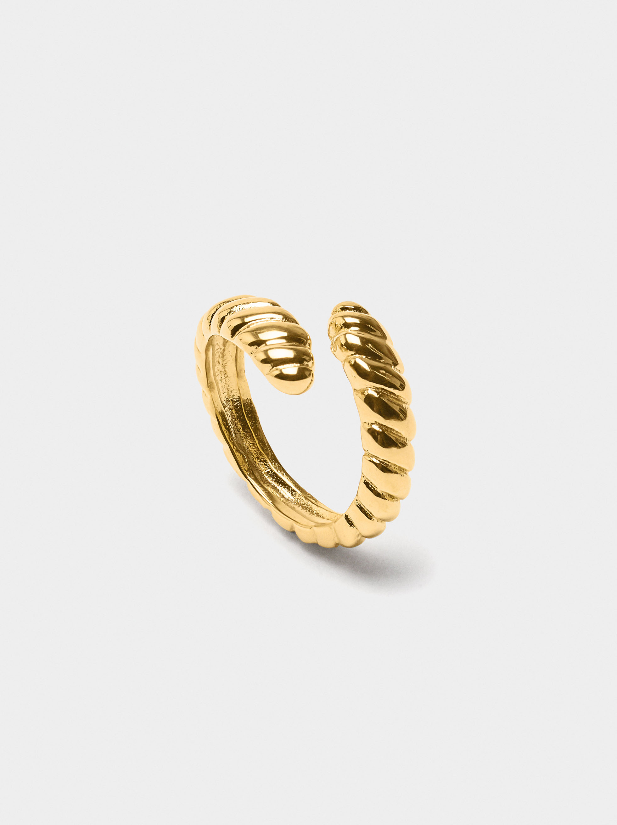 Anillo cruzado - acero inoxidable image number 2.0