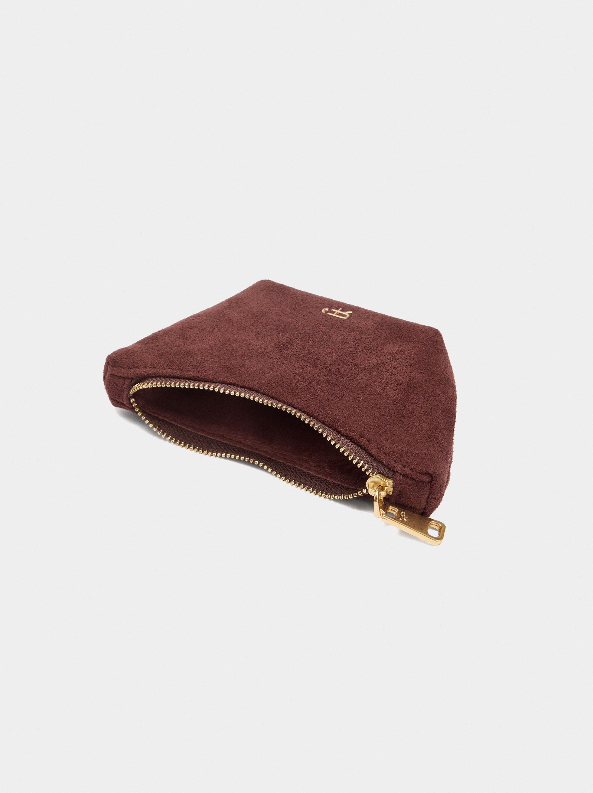 Coin purse with leather-effect image number 3.0