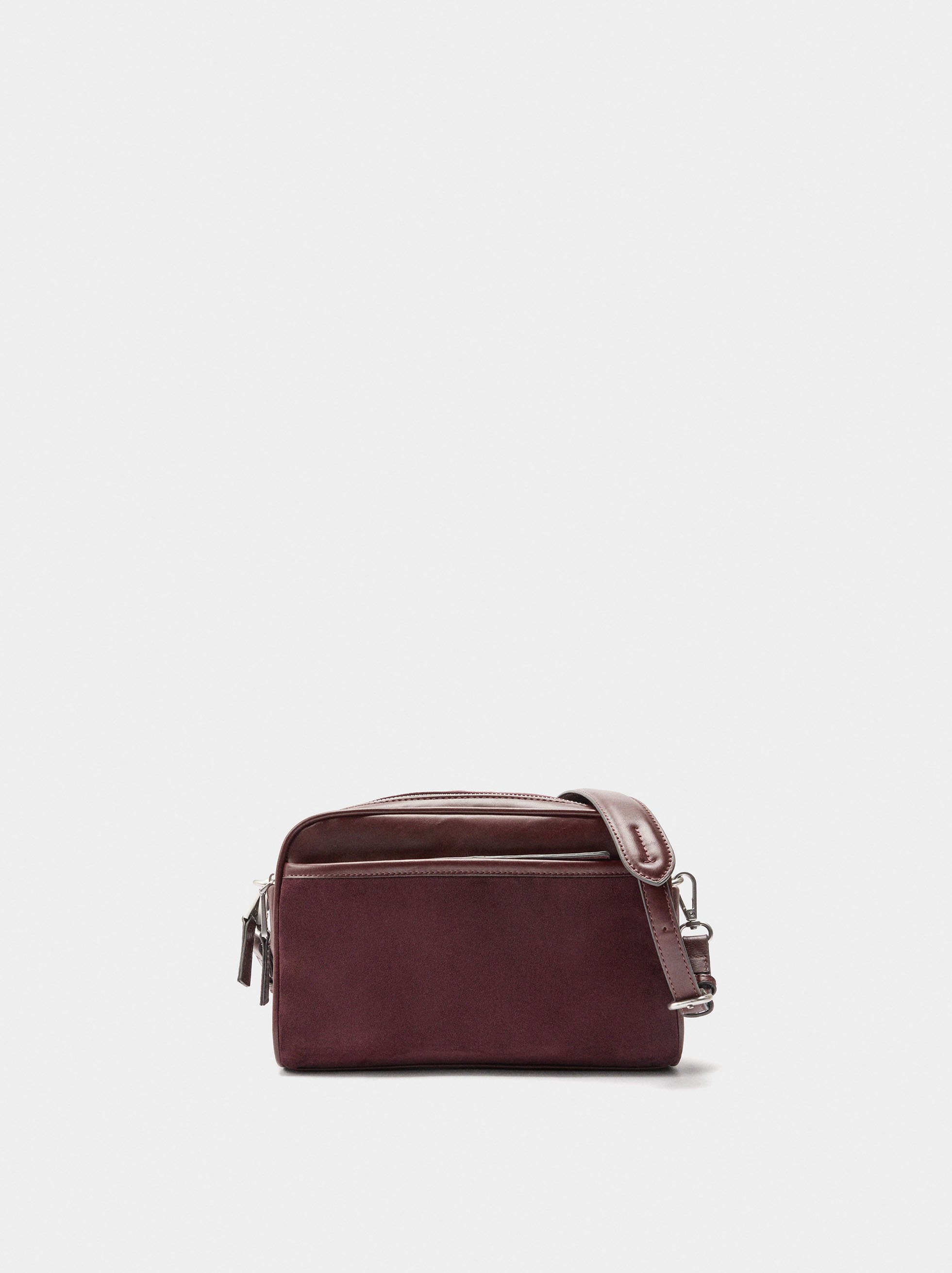 Crossbody bag contrast of textures image number 1.0