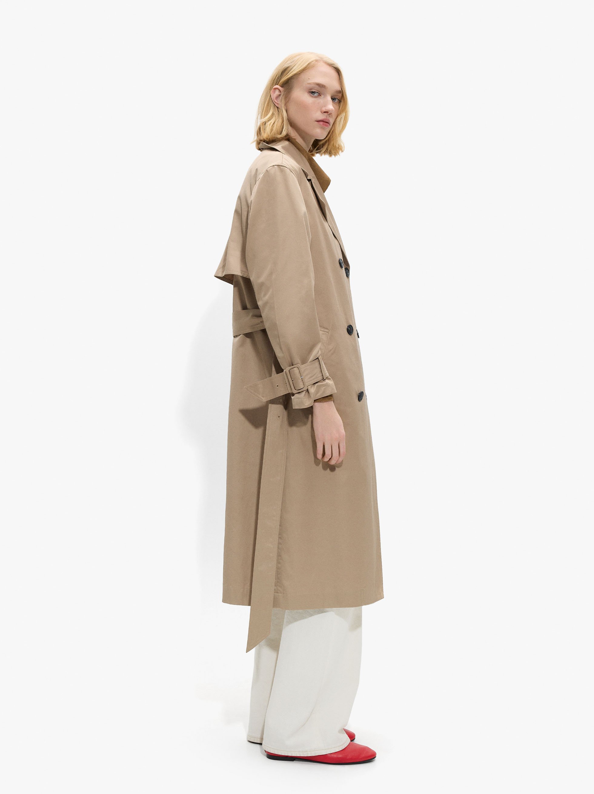 Gabardina mezcla de algod&oacute;n image number 4.0