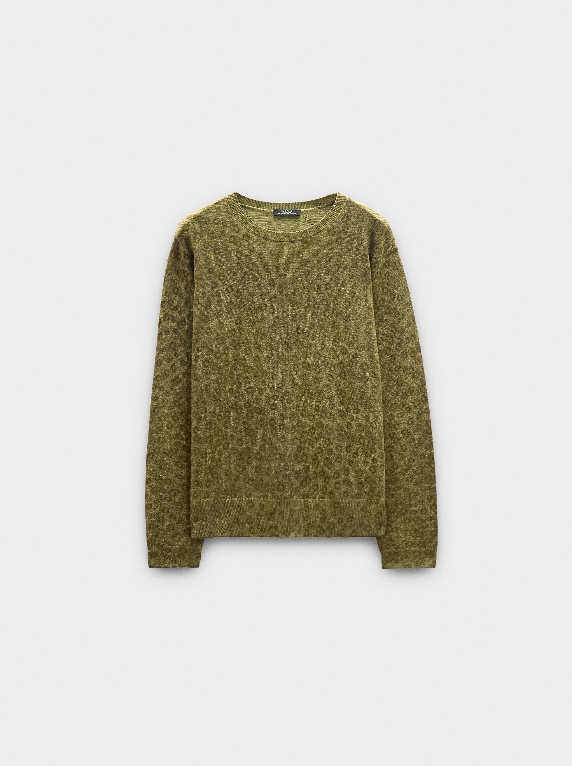 Gemusterter Strickpullover image number 4.0