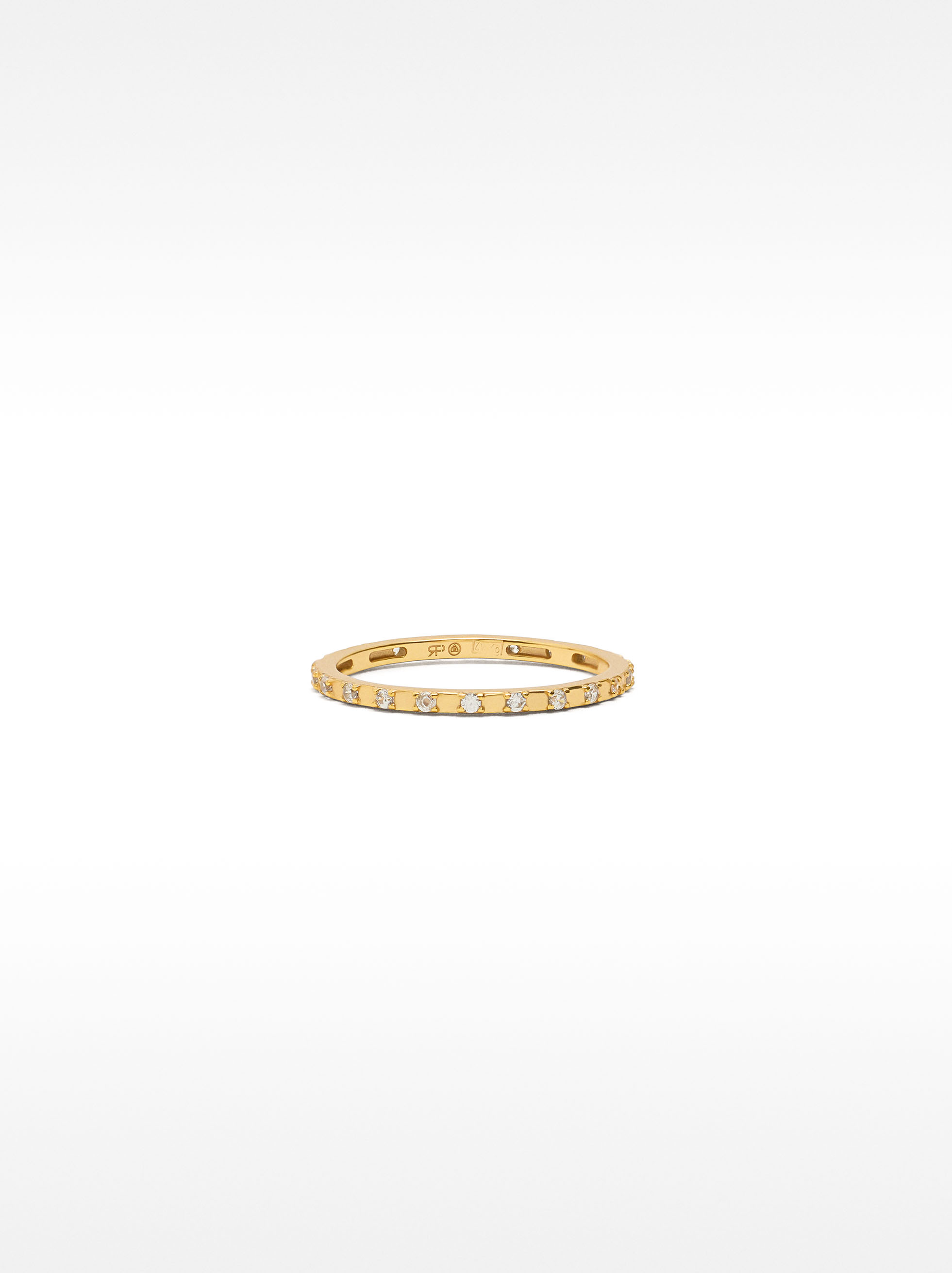 Zirconia ring - 925 sterling silver image number 0.0
