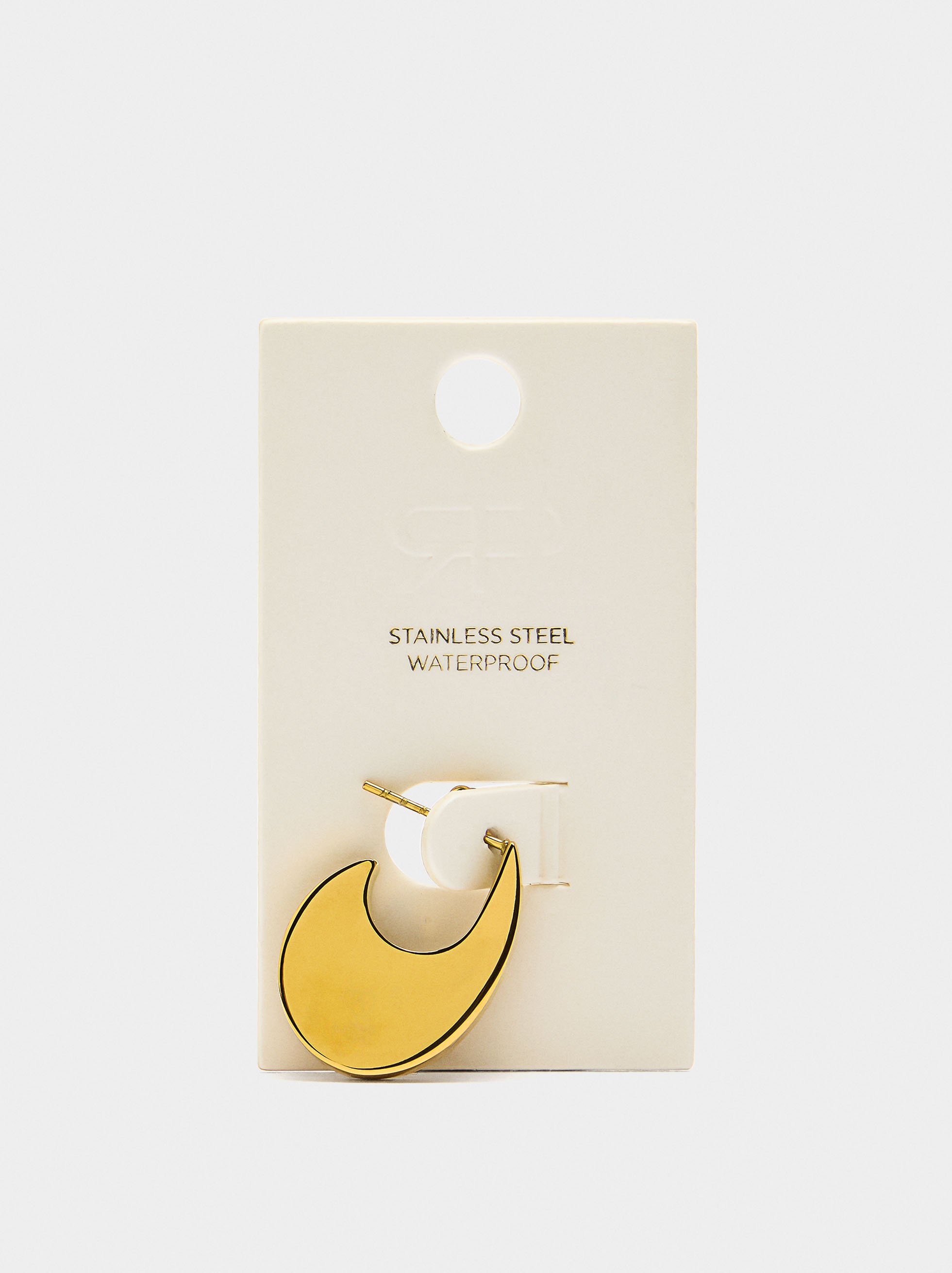 Open single hoop - stainless steel image number 2.0