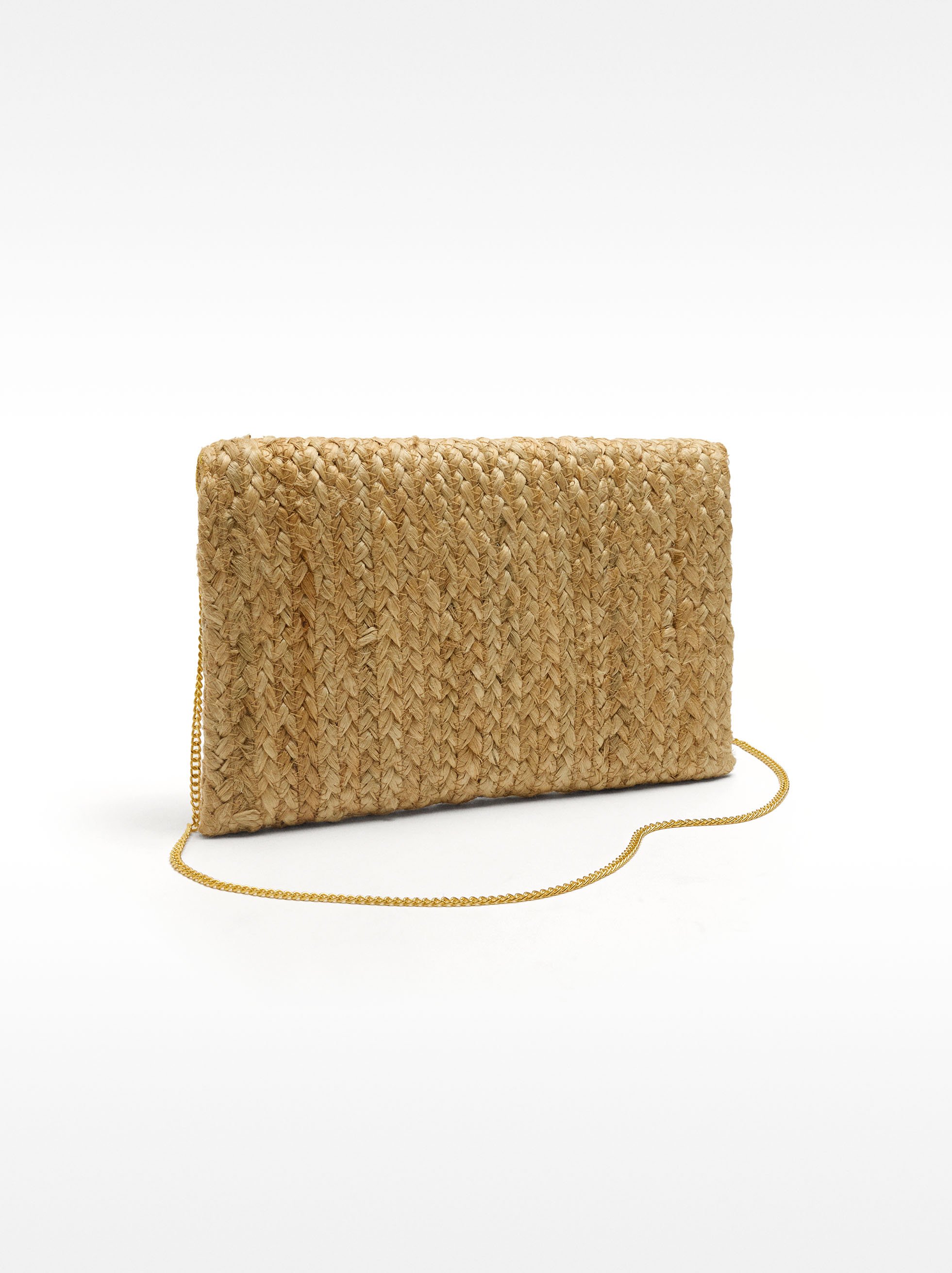 Jute Umschlag-Party-Tasche image number 3.0
