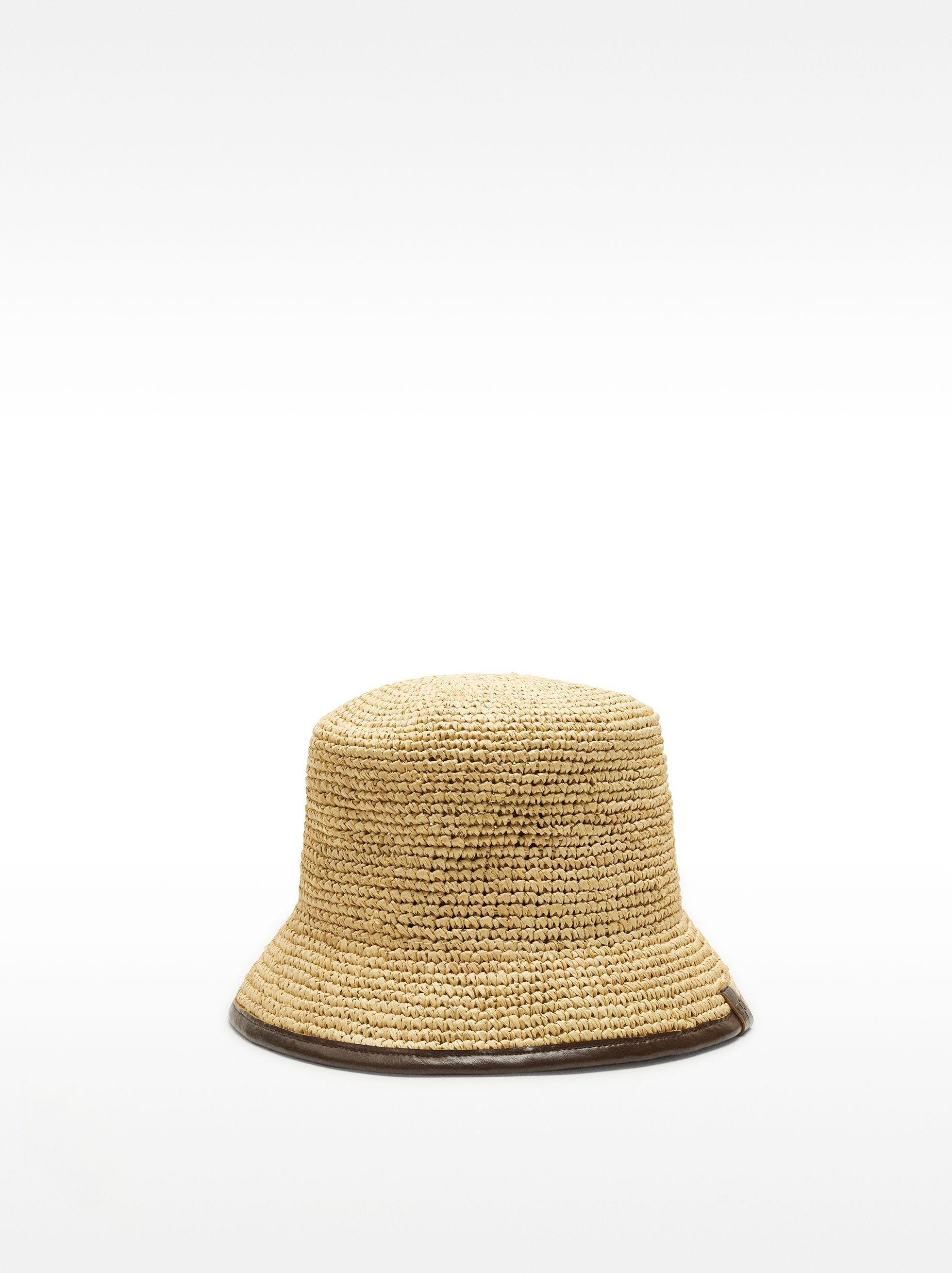 Raffia bucket hat, Natural, hi-res