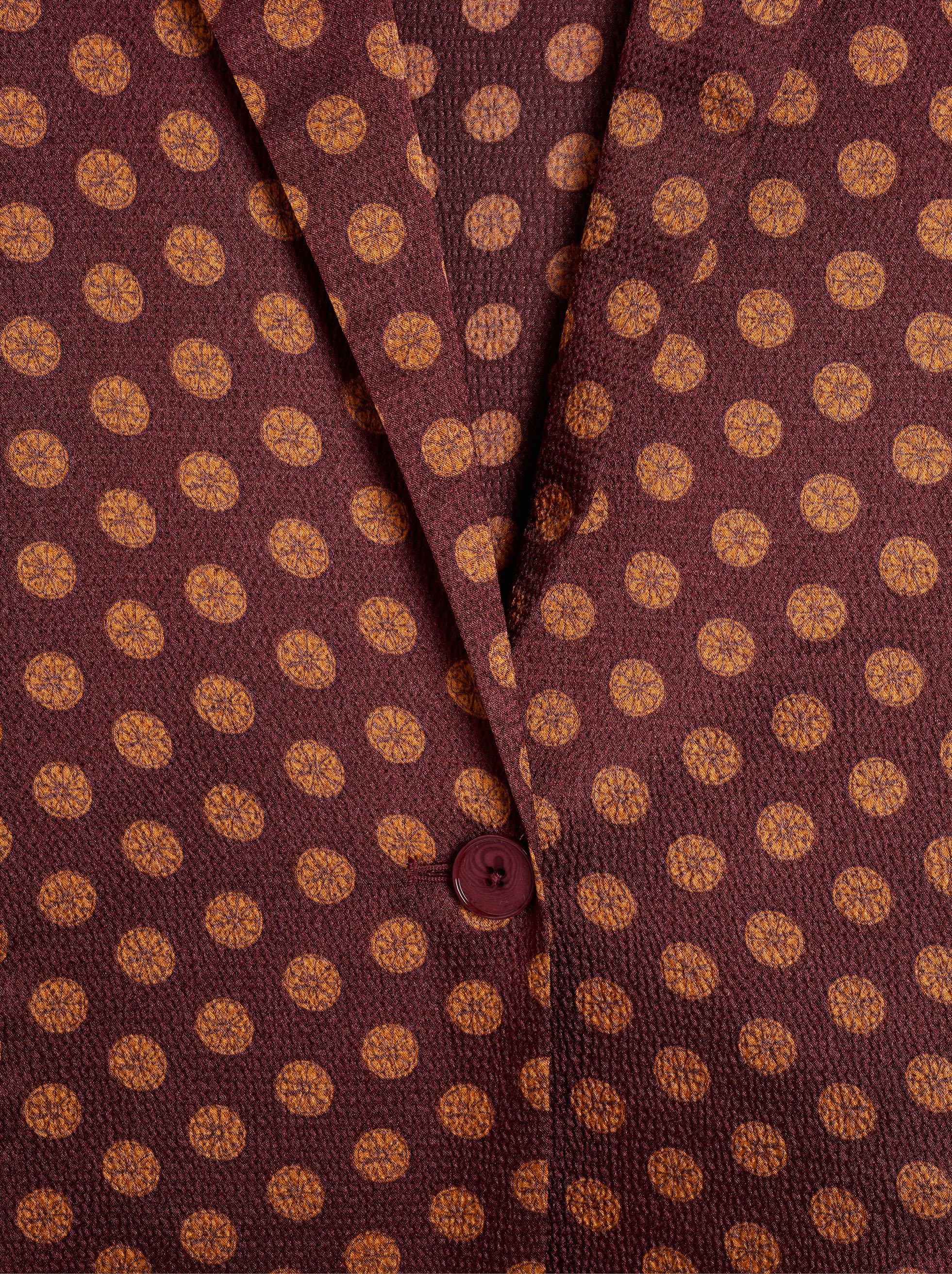 Blazer estampado acetinado image number 5.0