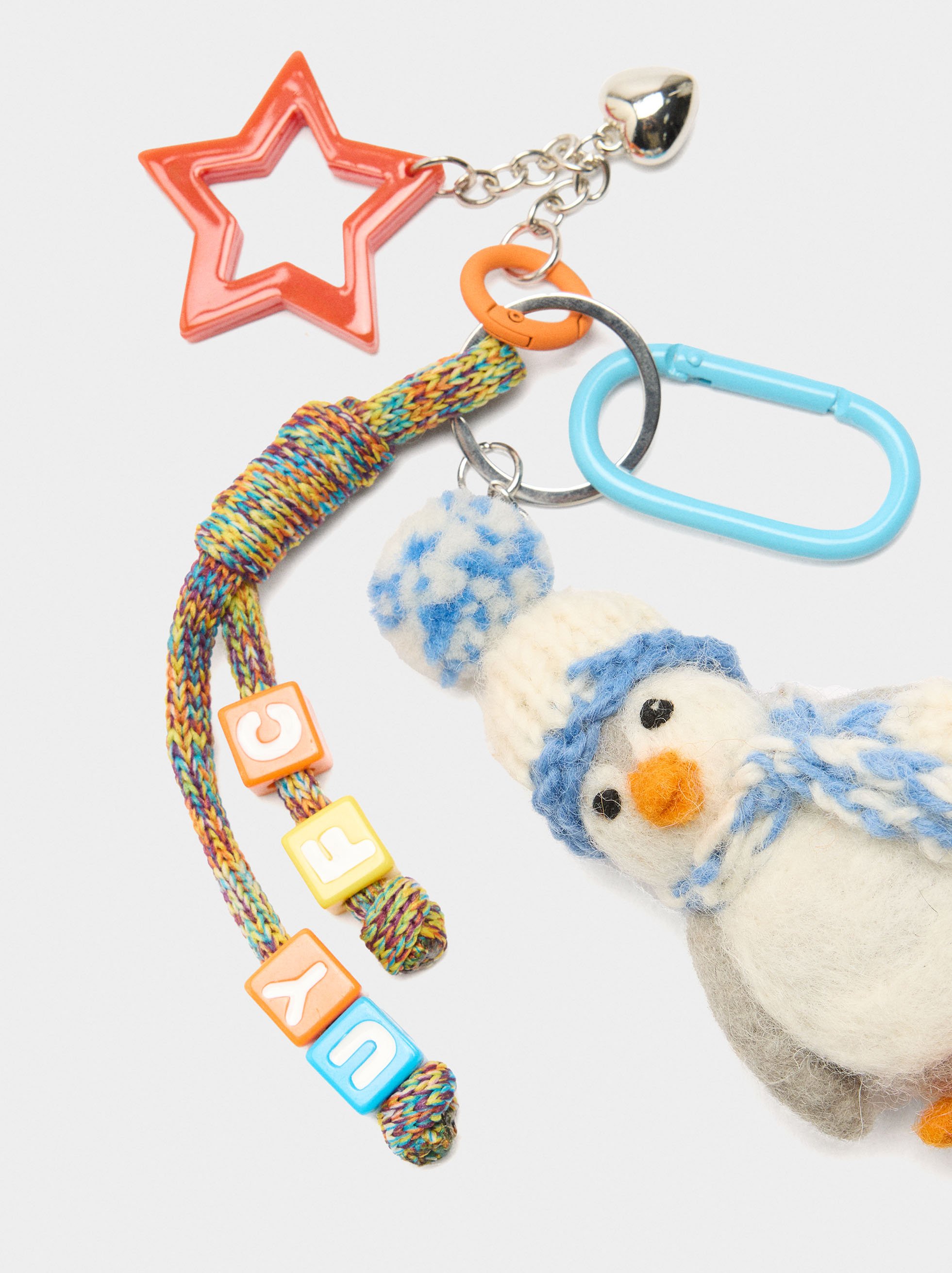 Keychain charm penguin image number 1.0