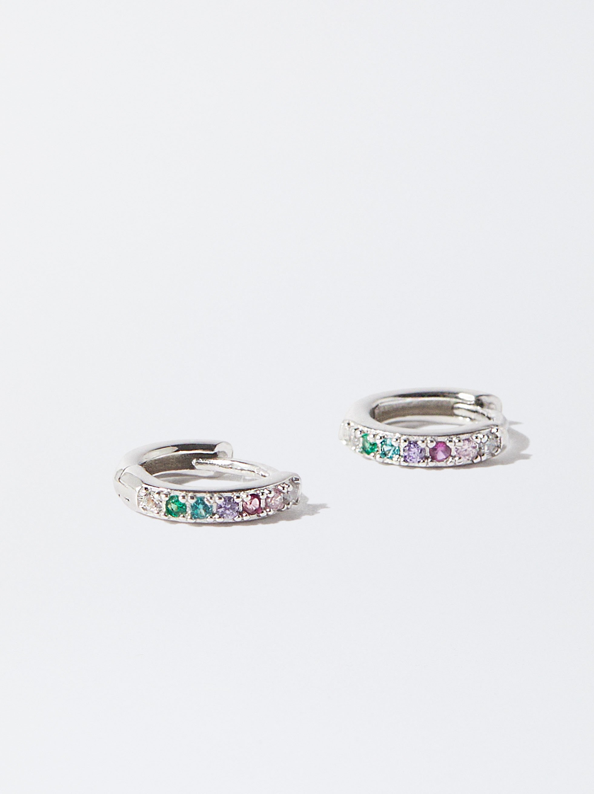ARGOLAS PERSONALIZÁVEIS PRATA 925 COM ZIRCÓNIAS image number 1.0