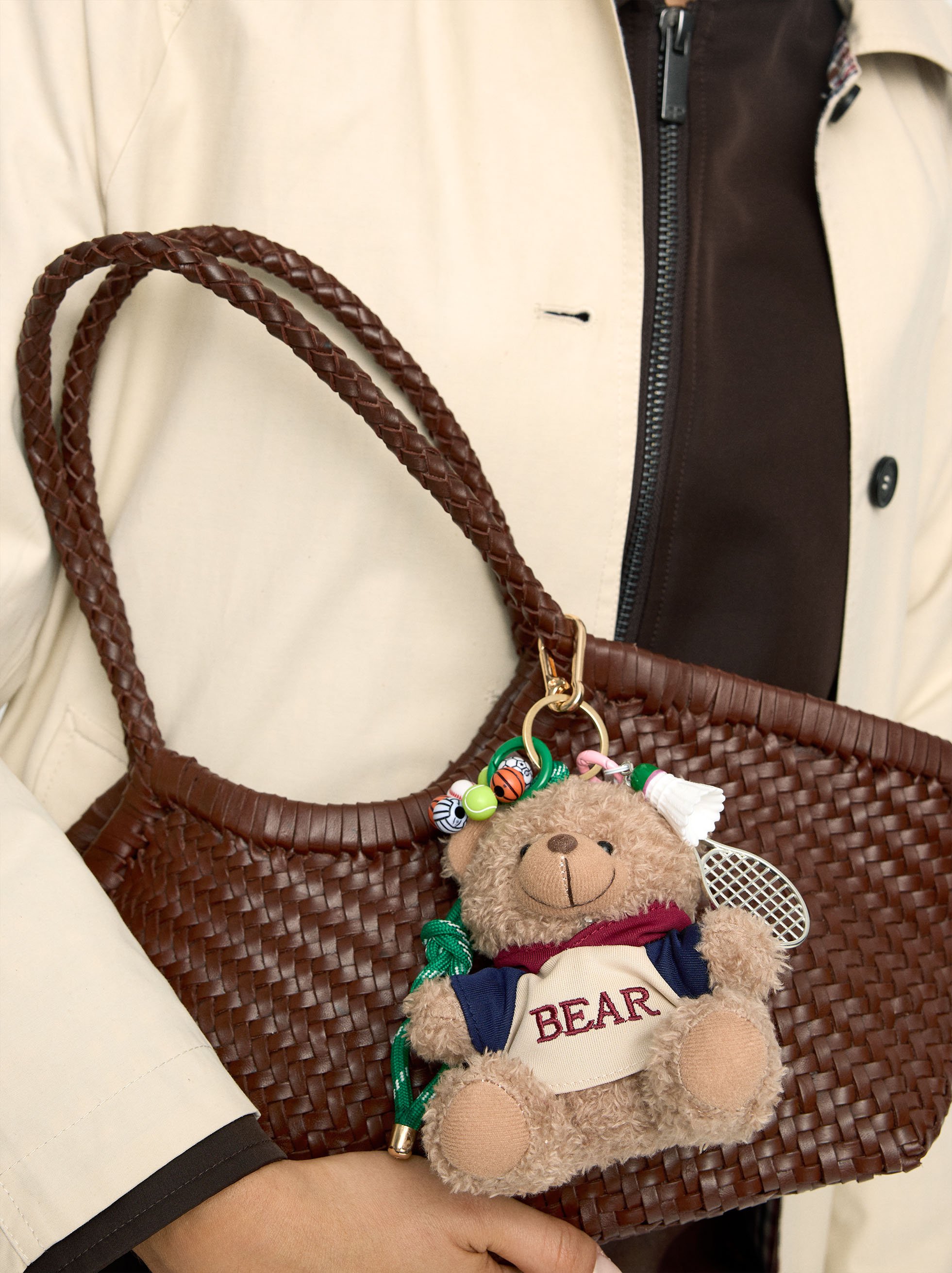 Keychain charm TENNIS - The Bear Collection image number 1.0