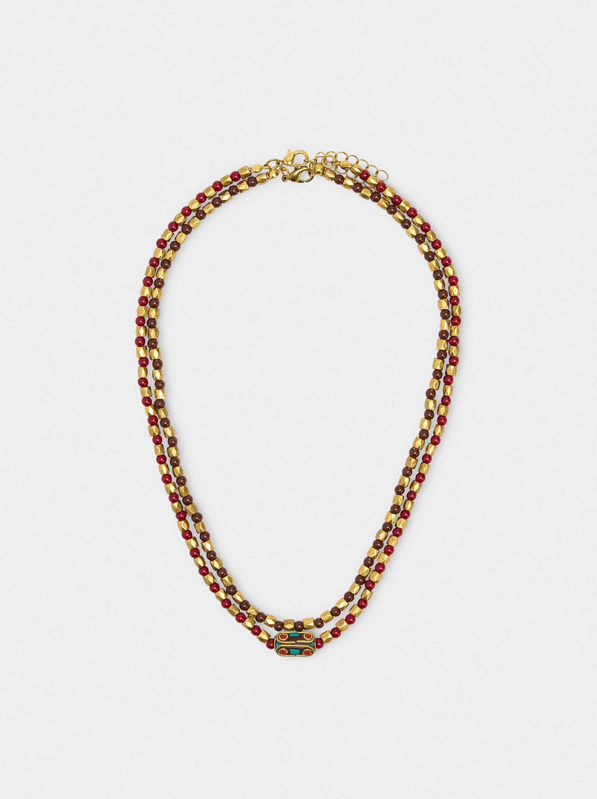 Set of necklaces with ethnic style image number 0.0