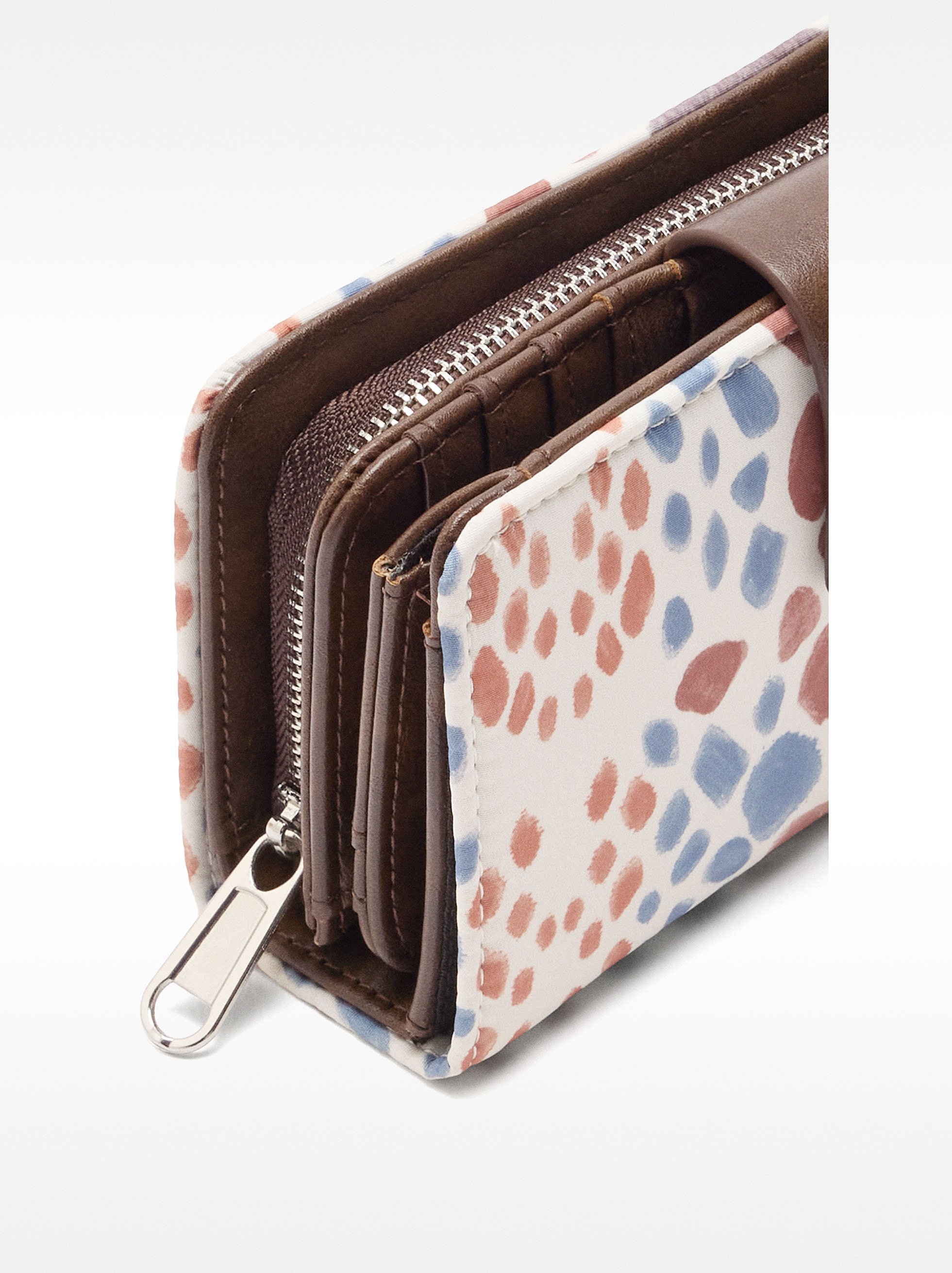 Wallet with printed nylon image number 1.0