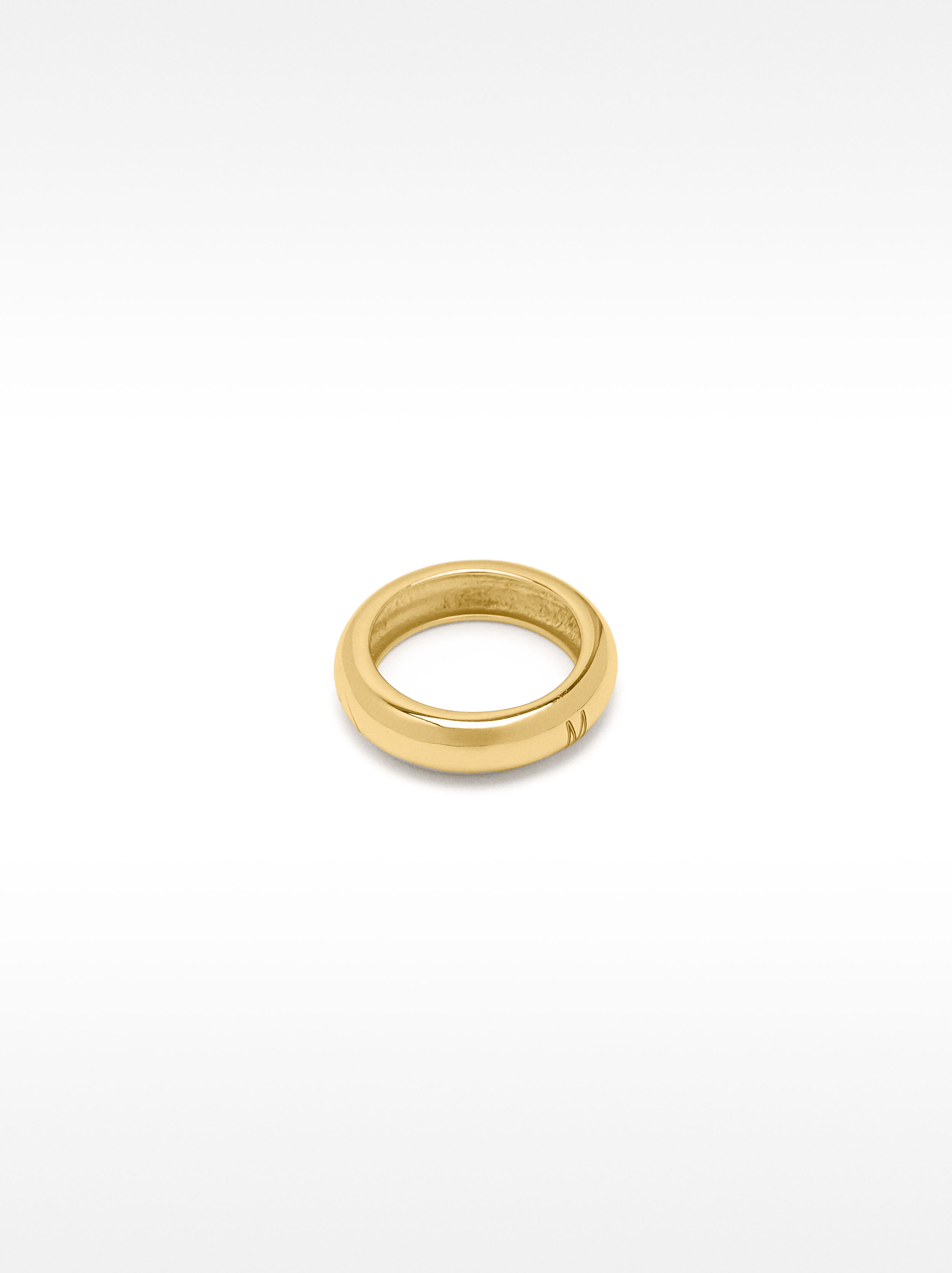 Rounded ring for pinky finger - 925 sterling silver image number 2.0