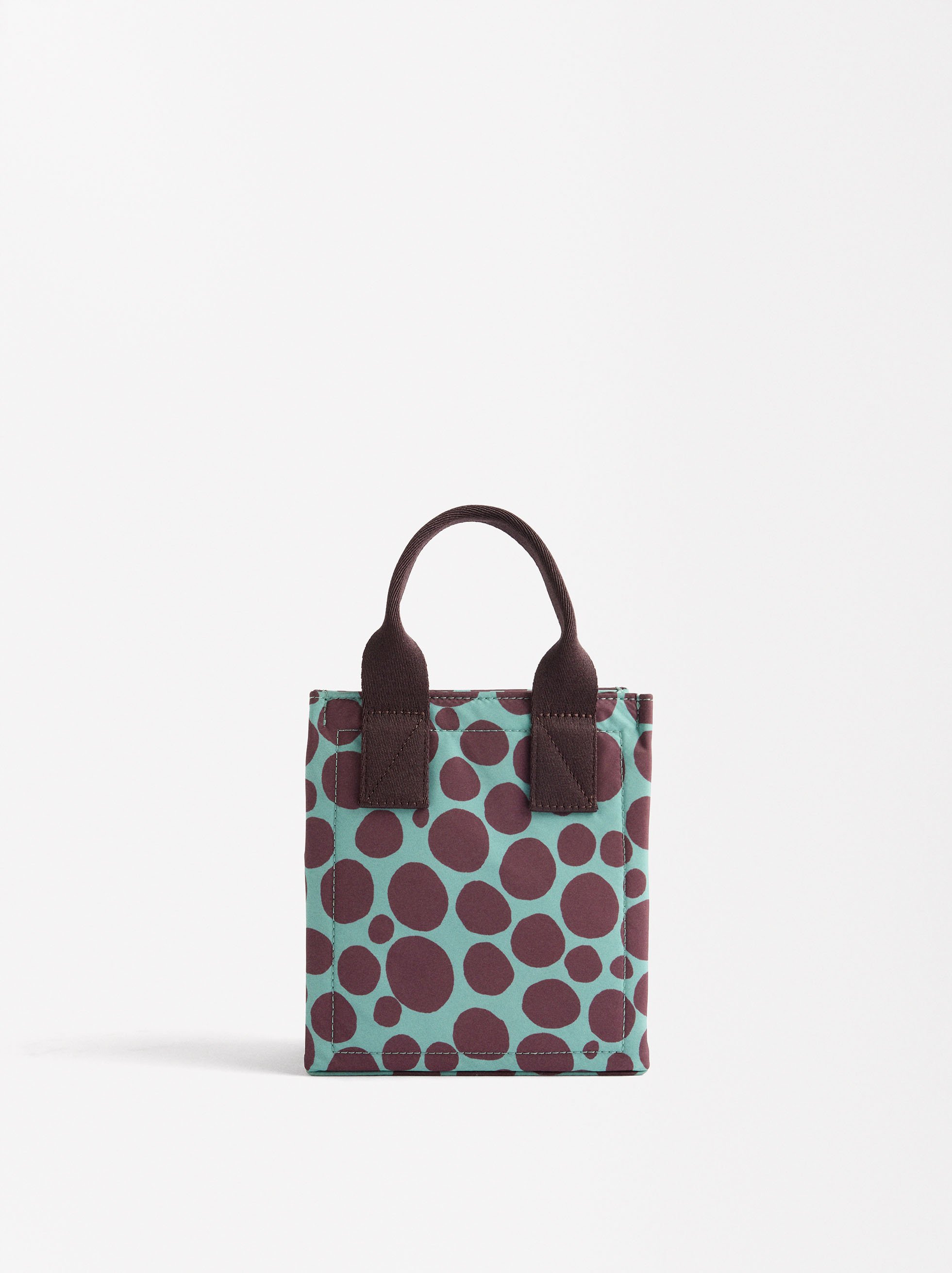 Mala tote de nylon estampada image number 0.0