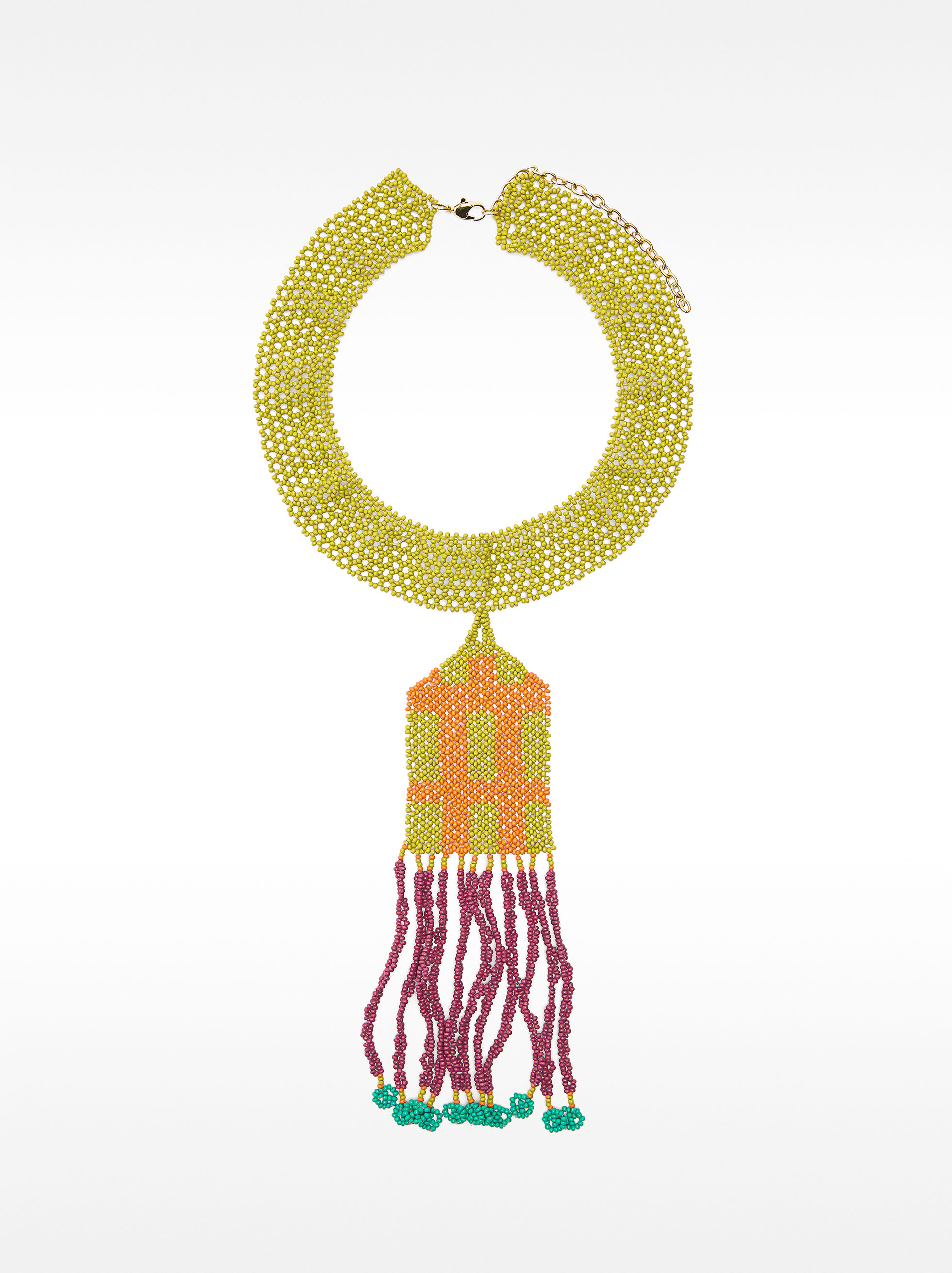 Short necklace with beads image number 0.0