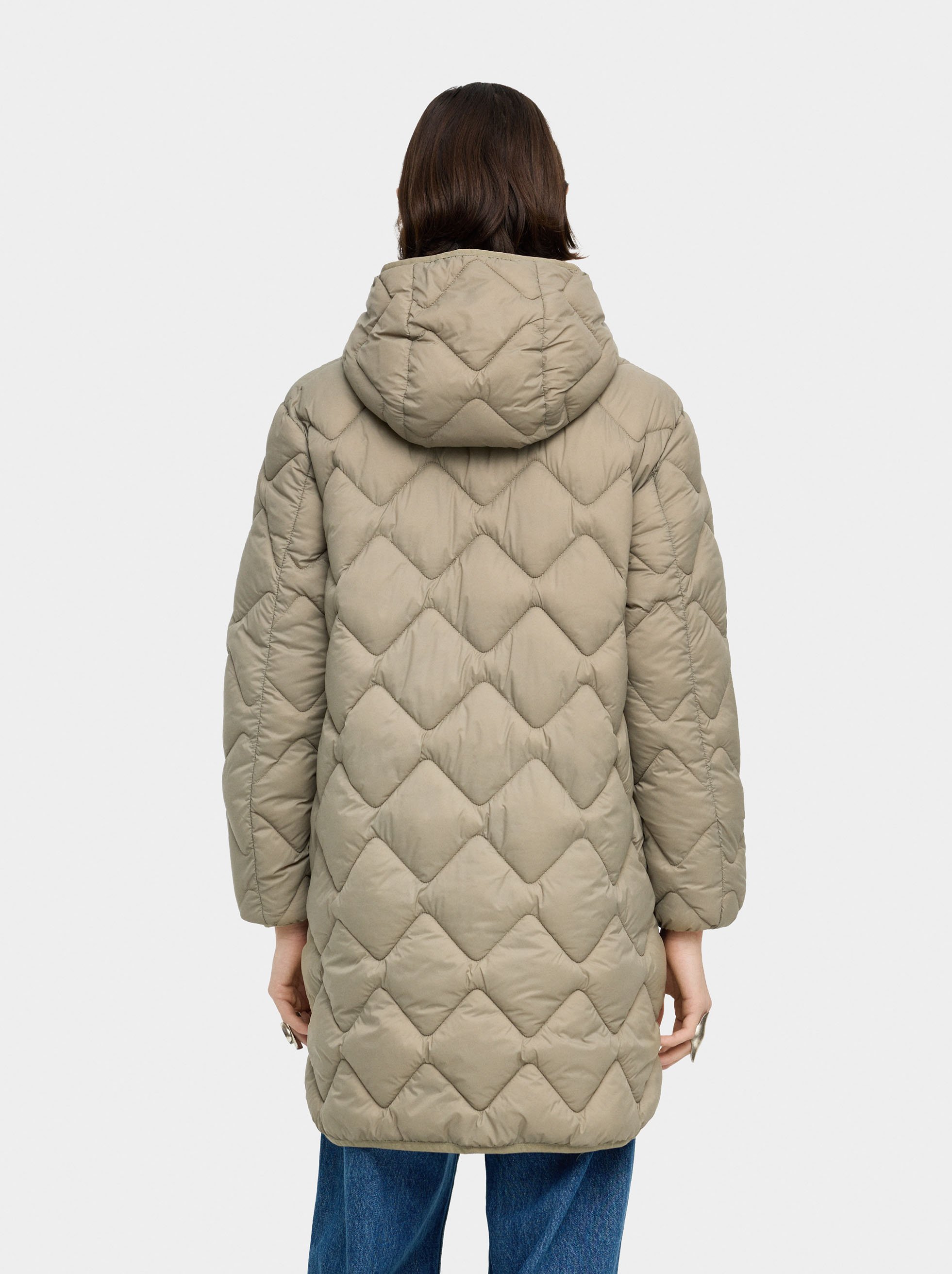 Manteau long matelassé image number 2.0