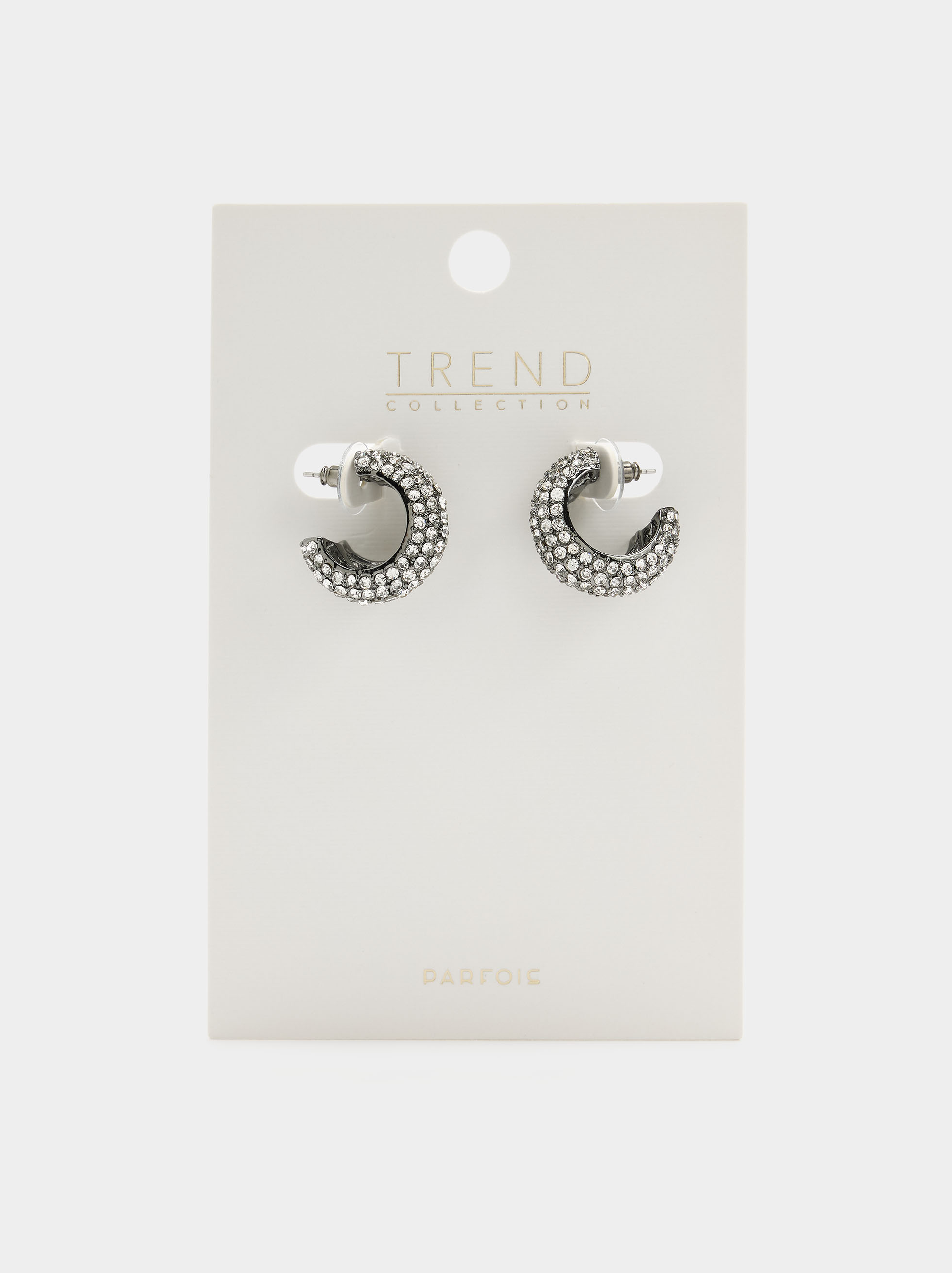 Arracades de cèrcol obertes d'efecte doble amb vidre image number 3.0