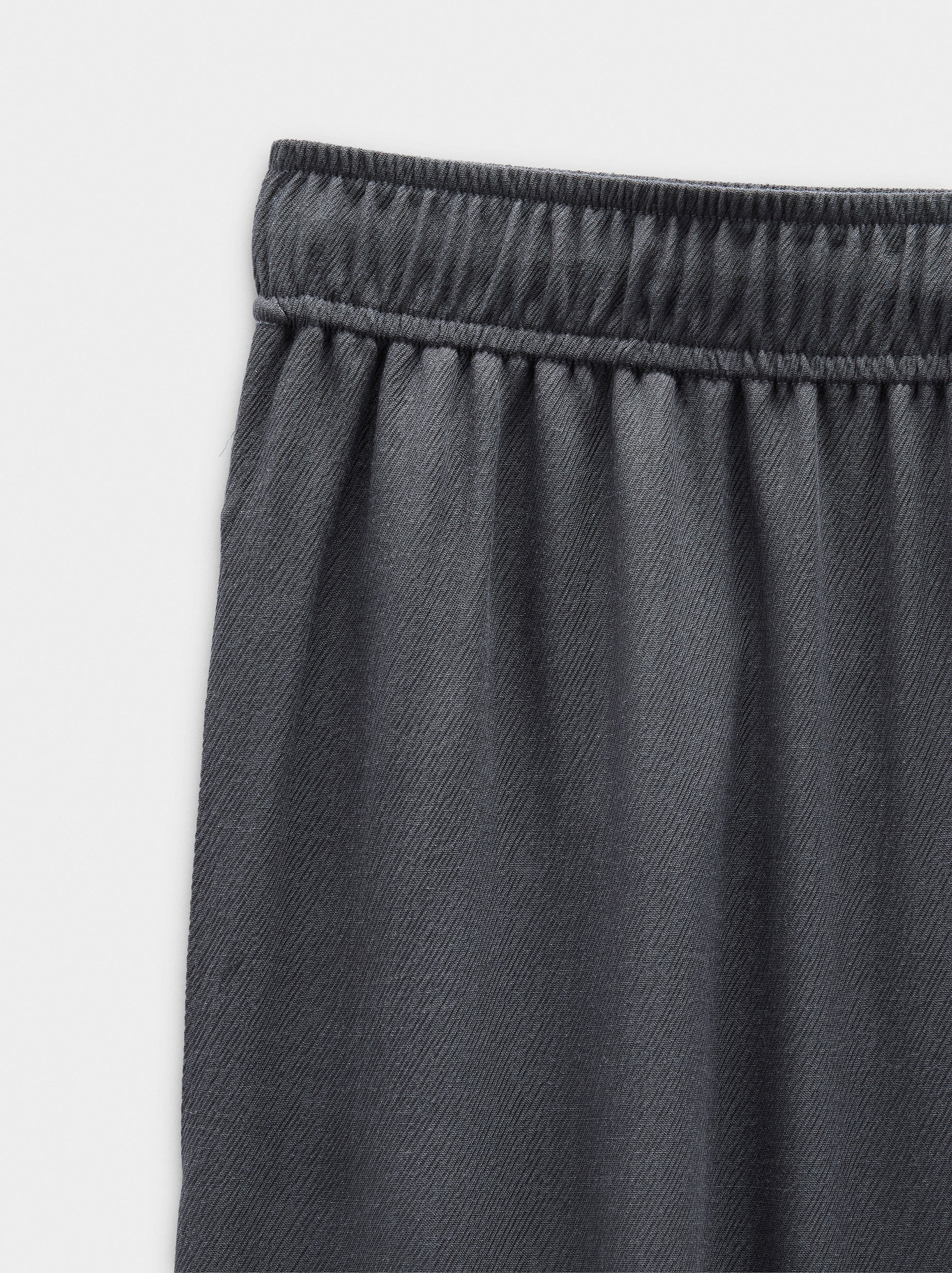 Trousers of lyocell with elastic waist image number 6.0