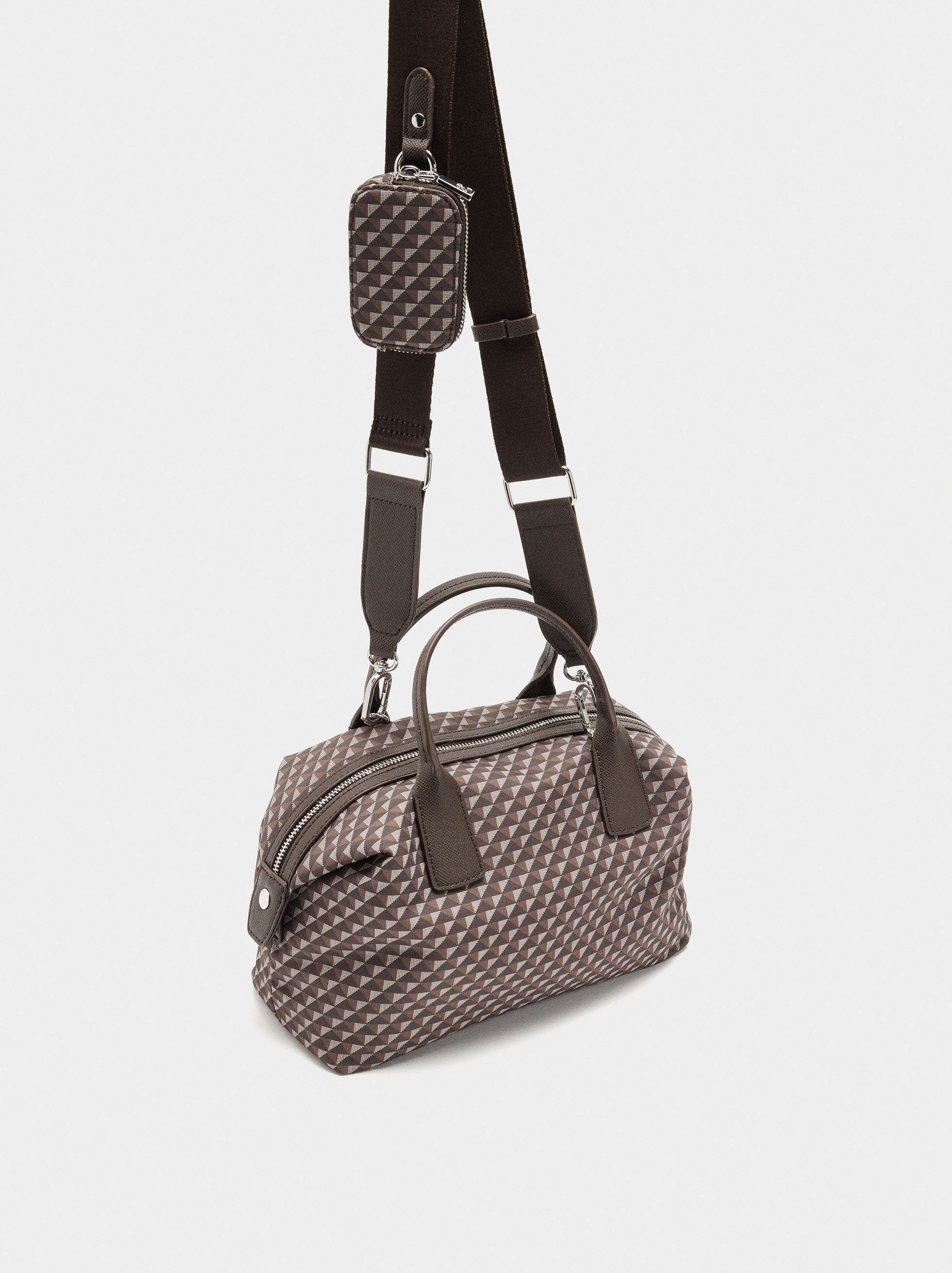 Sac cabas imprimé en nylon image number 2.0