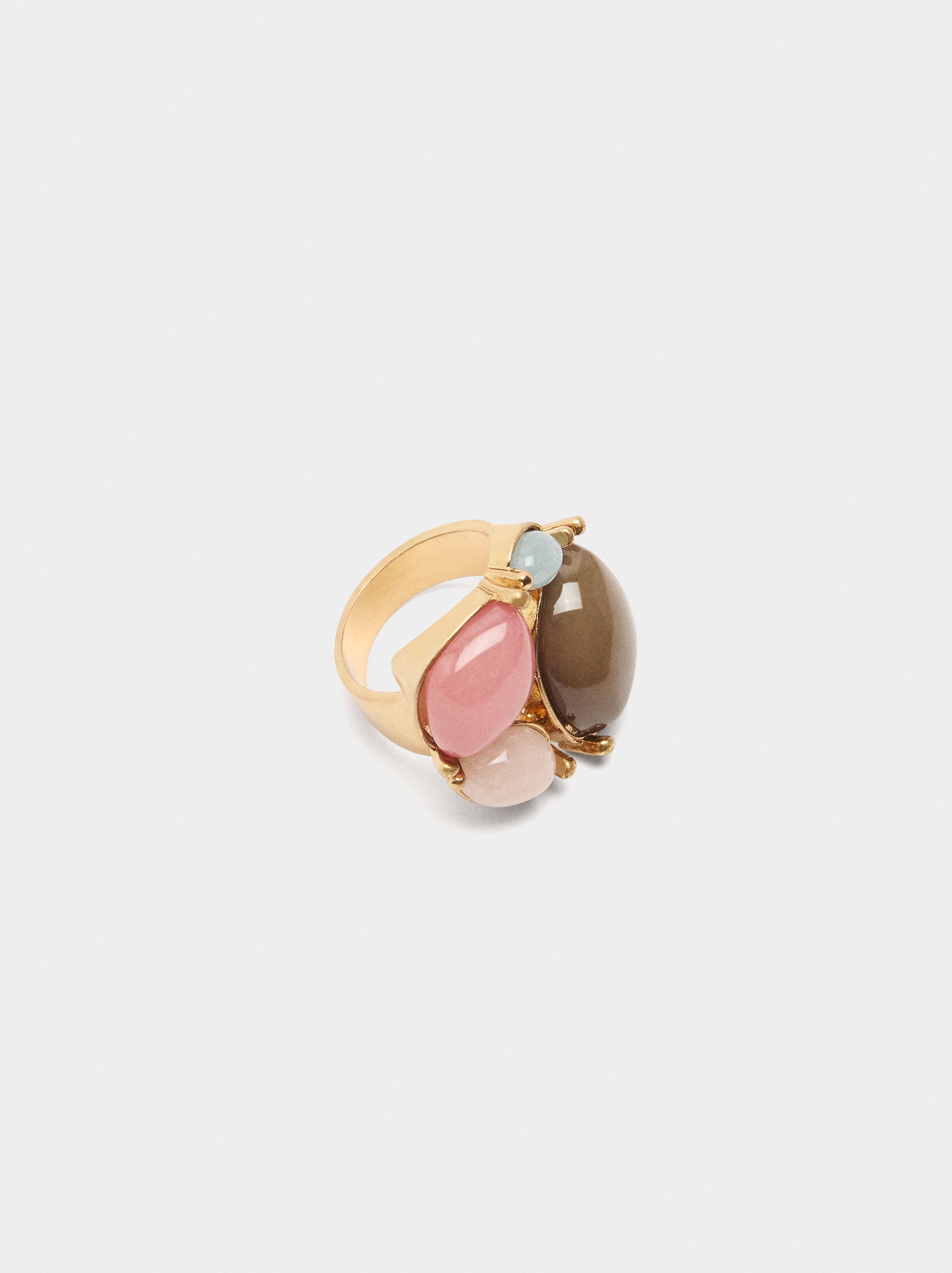 Ring with multicolor stones image number 3.0