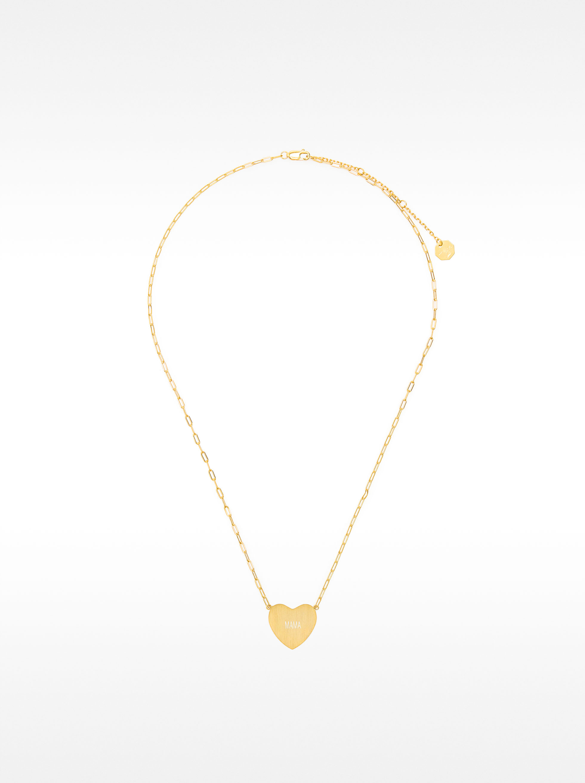 Collana corta con ciondolo a cuore - argento sterling 925 image number 0.0