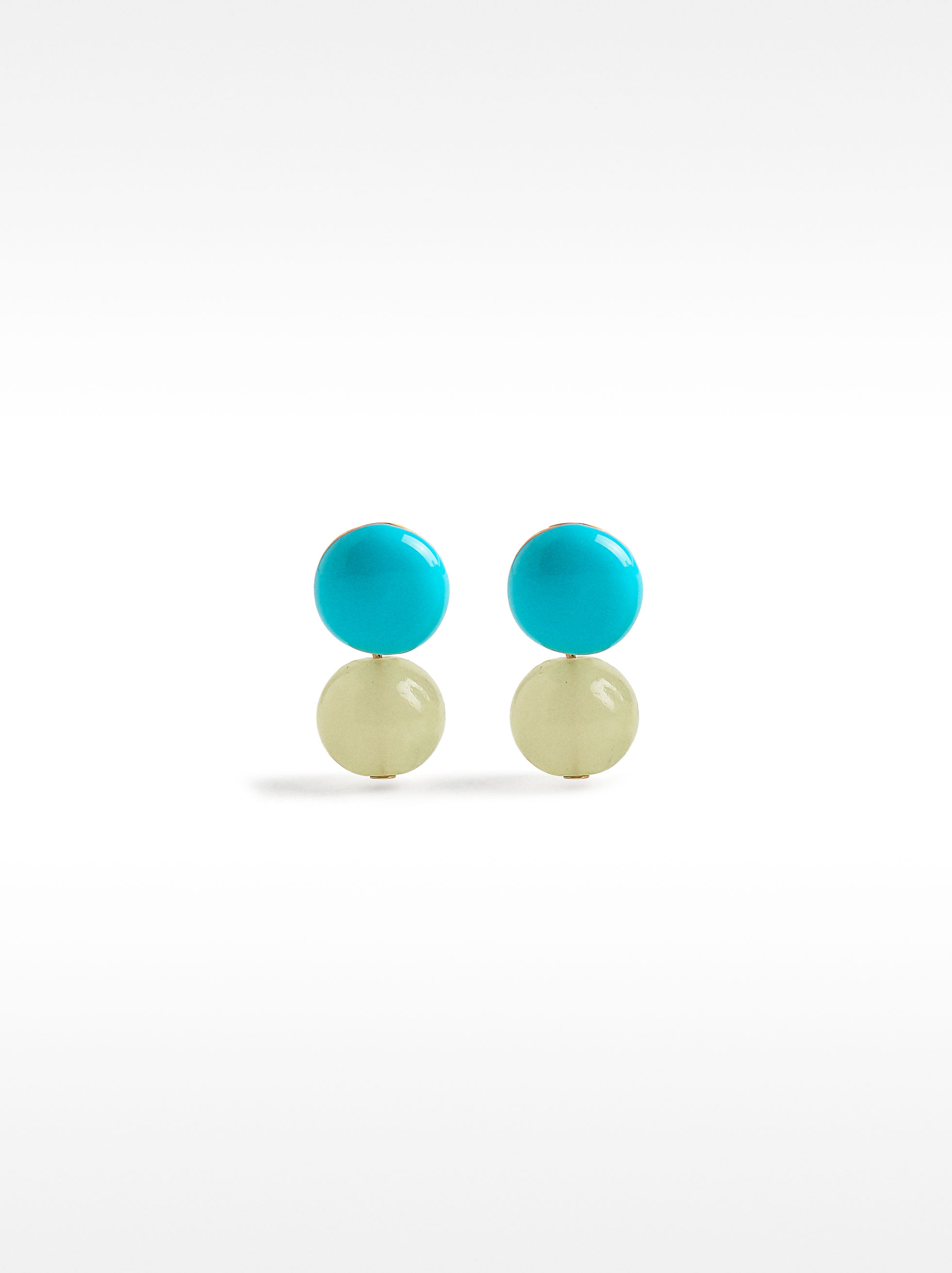 Short earrings with rhinestones image number 0.0
