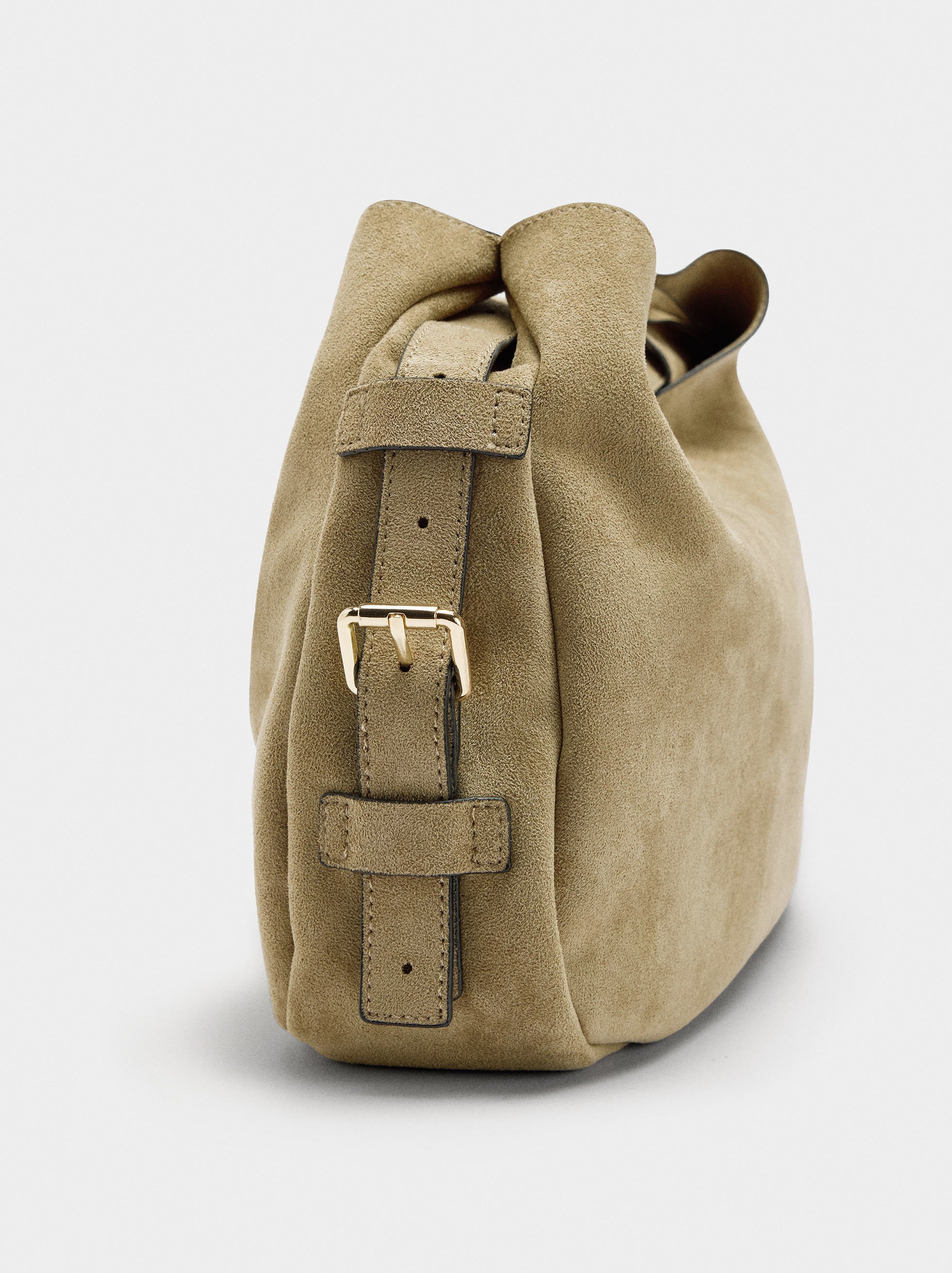 Shoulder bag with side buckles image number 1.0