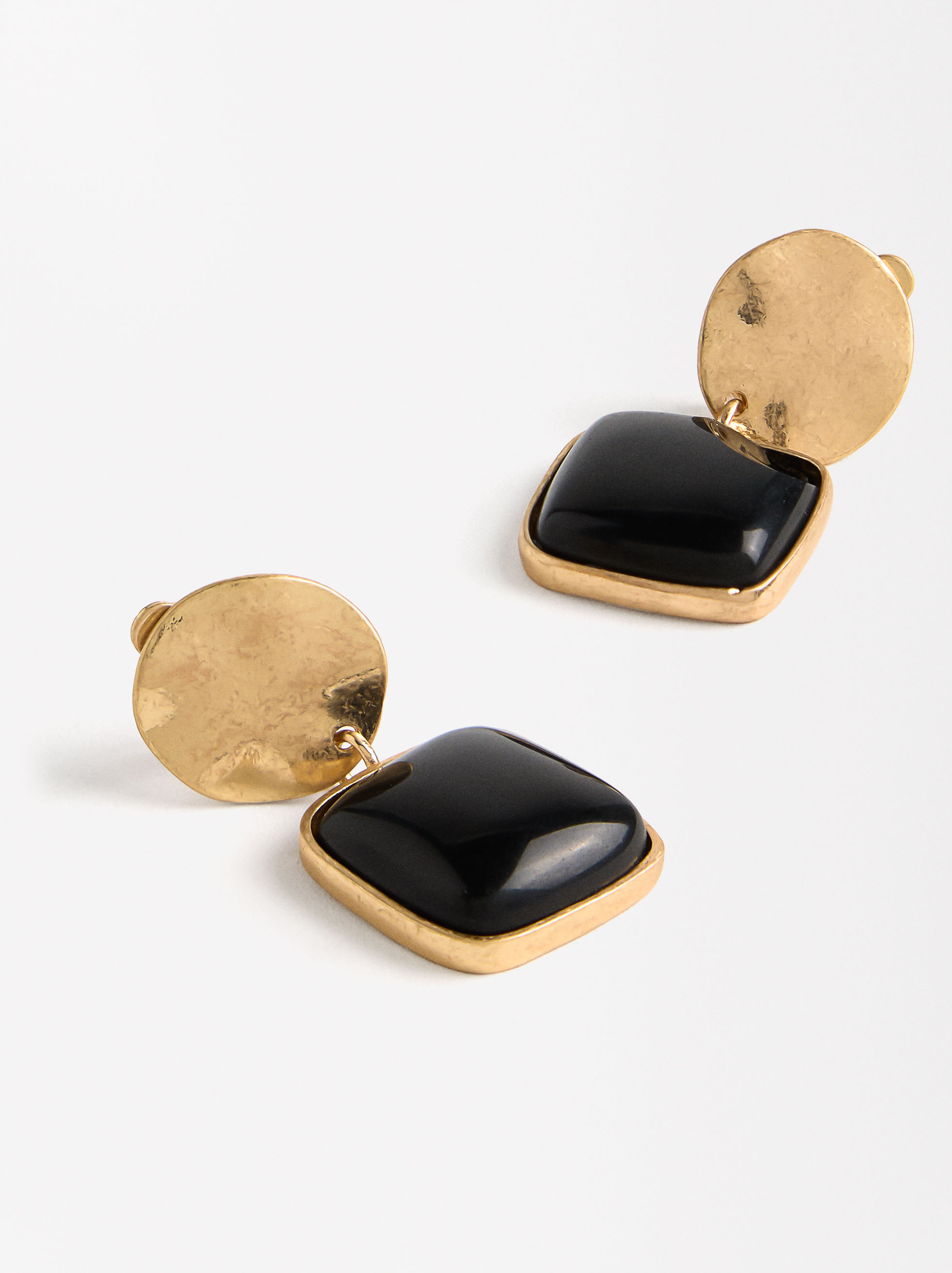 Earrings with stone image number 2.0