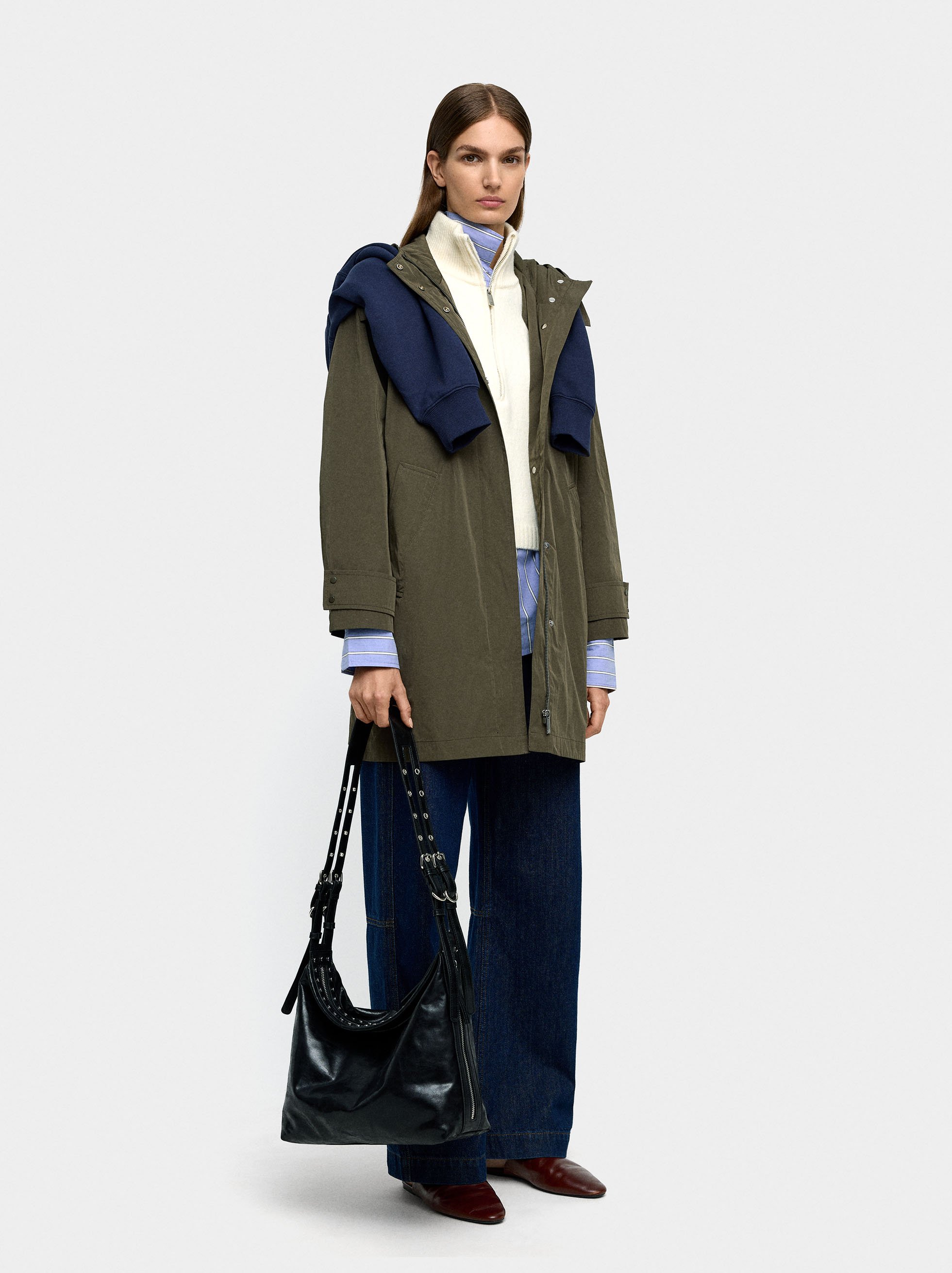 Light parka with hood image number 0.0