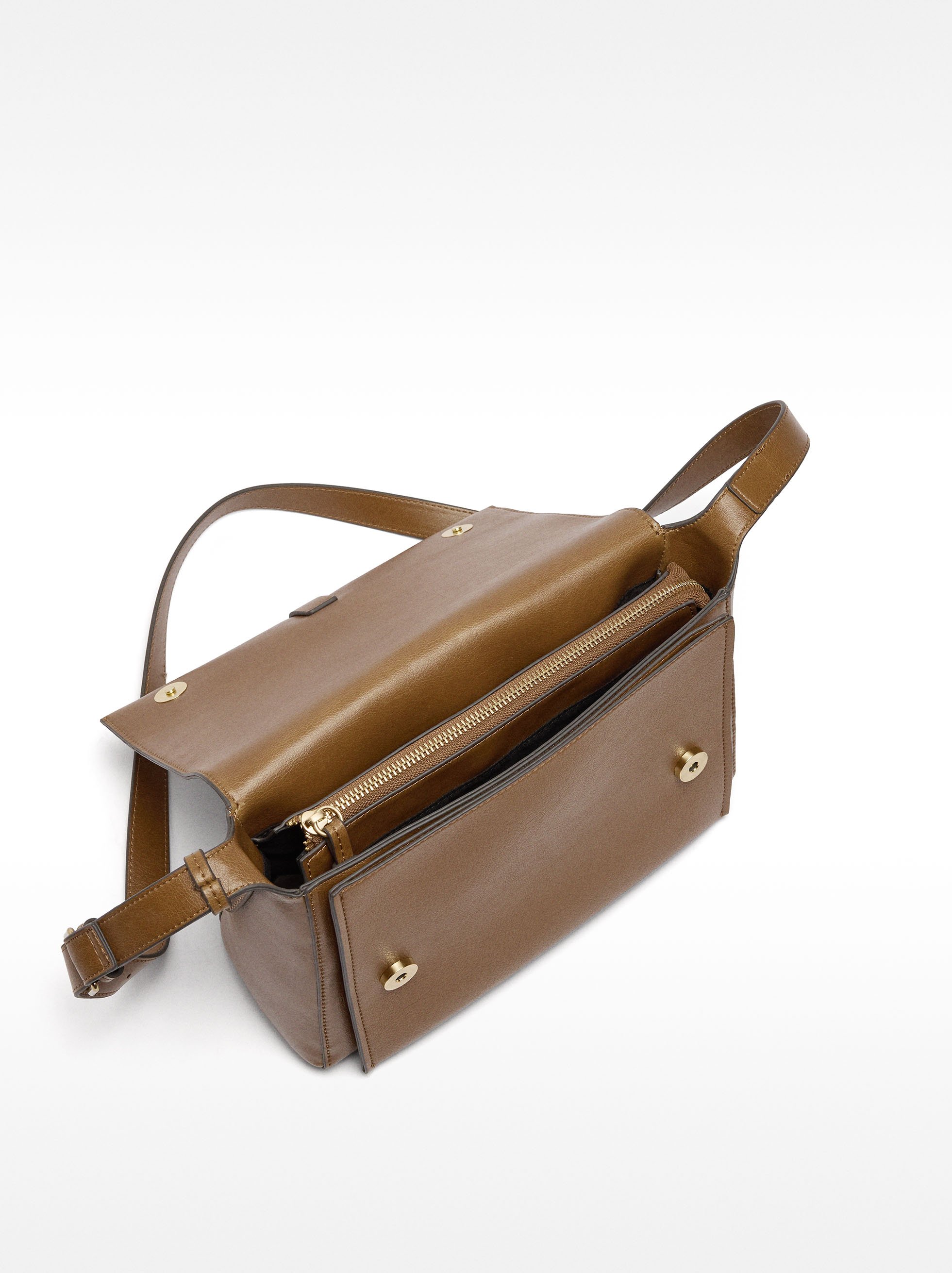 Crossbody bag with magnetic flap image number 3.0