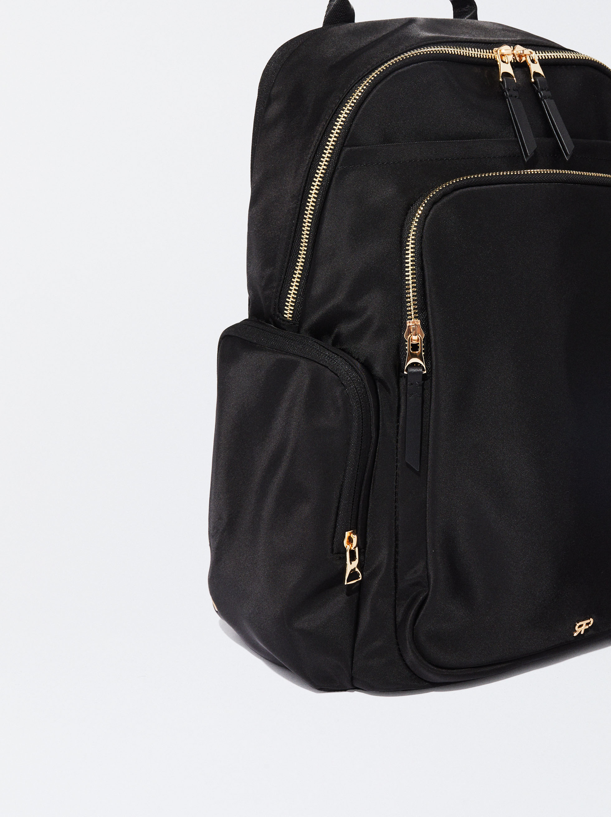 Nylon Backpack Black Woman Backpacks