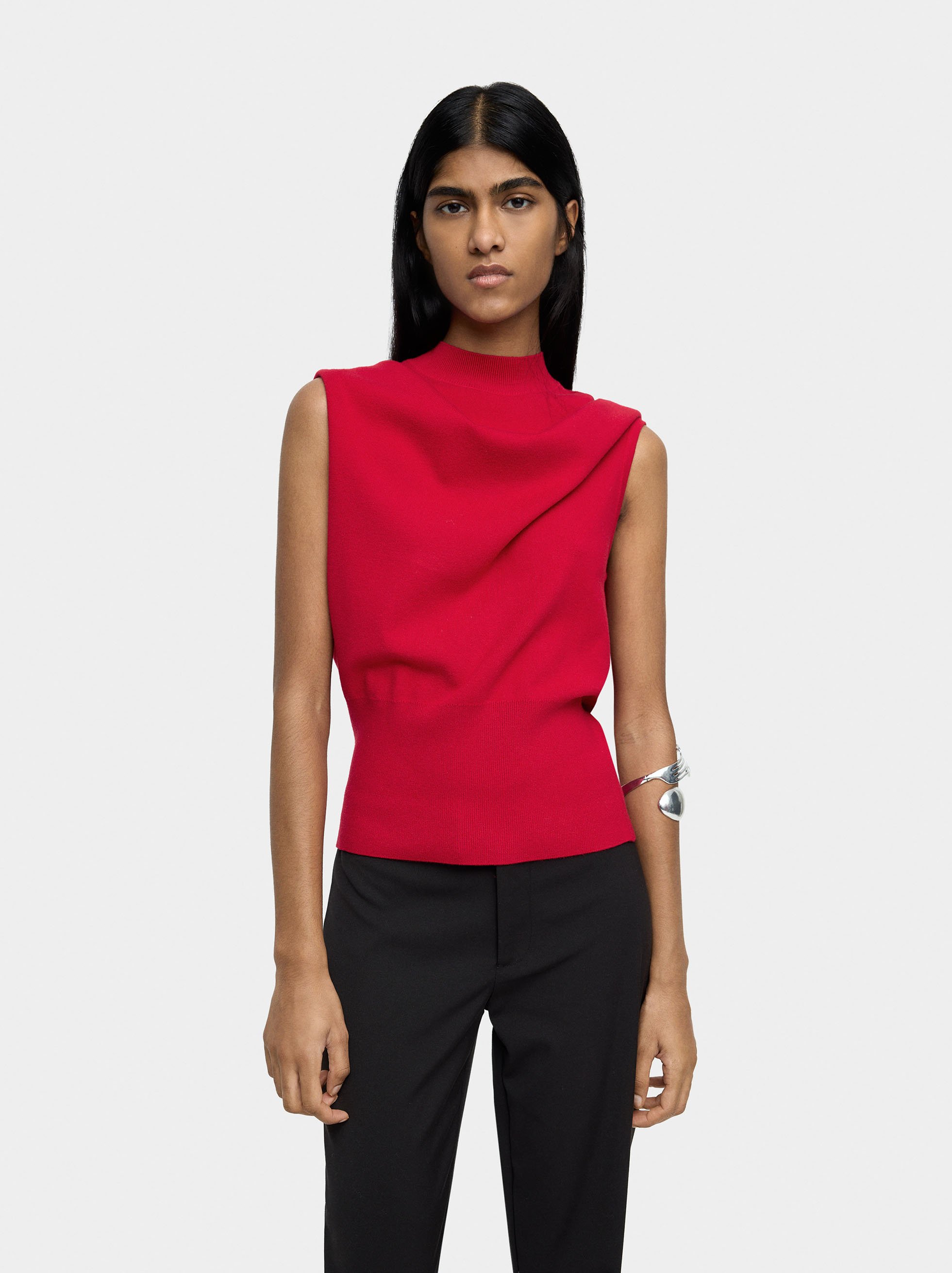 Knitted balloon top image number 5.0