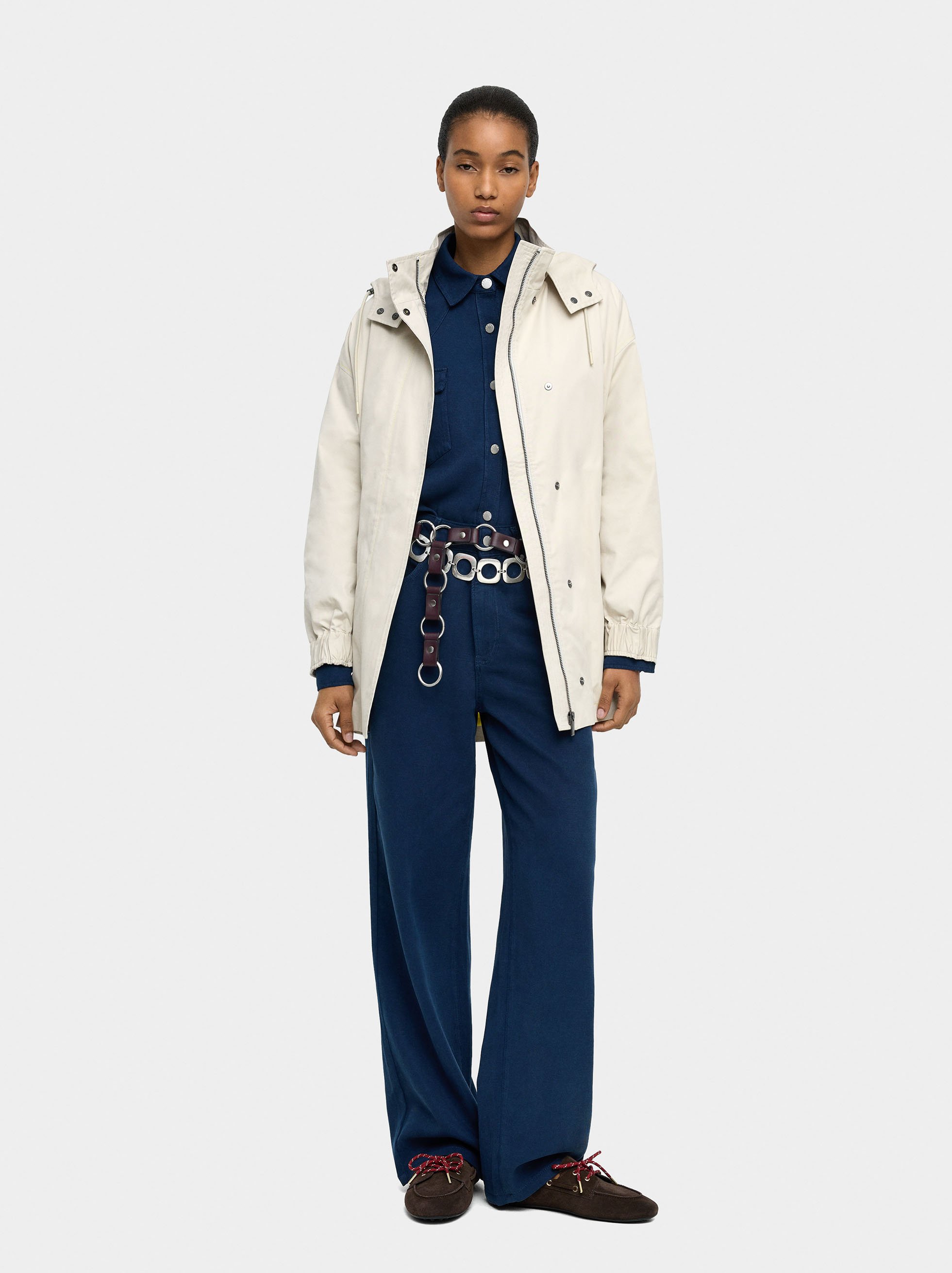 Giacca di cotone con cappuccio image number 1.0