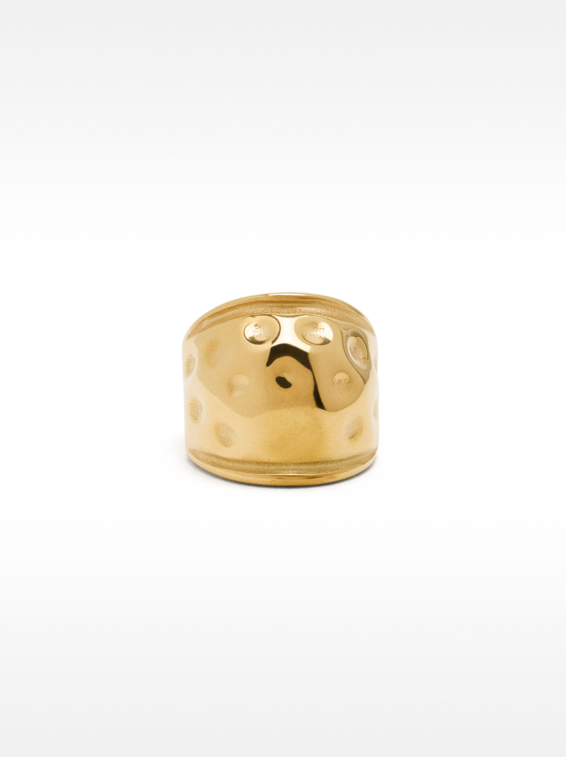 Breiter abgerundeter Ring – Edelstahl image number 0.0