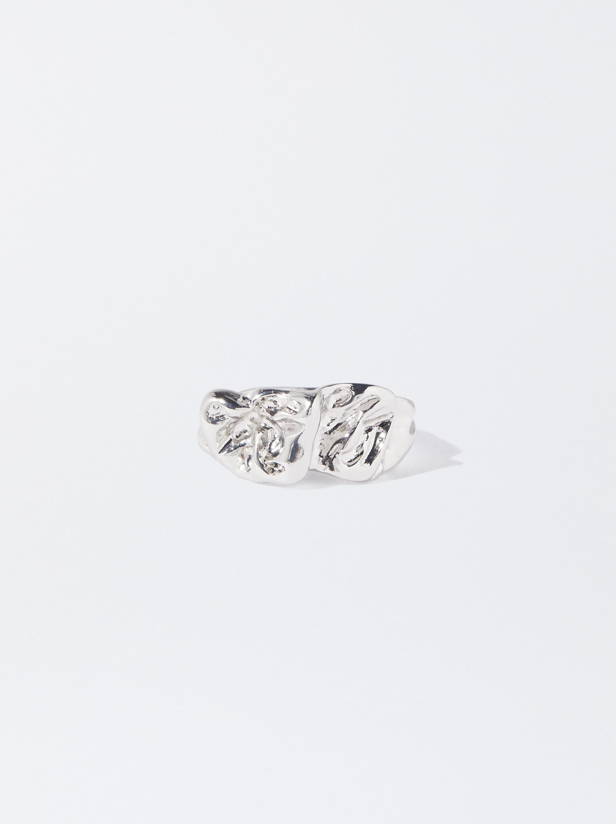 Silver Embossed Ring image number 0.0