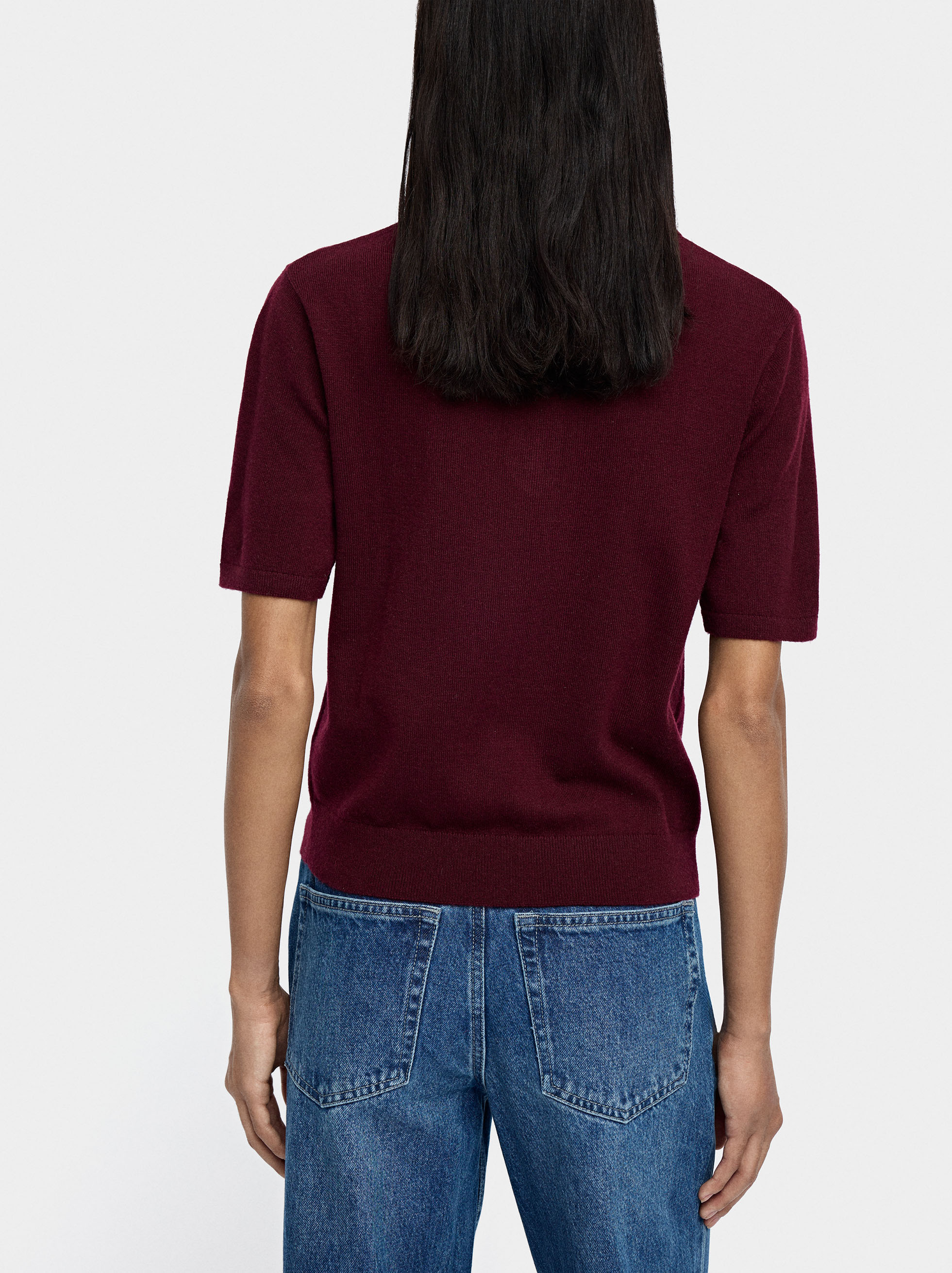 Polo collar T-shirt image number 2.0