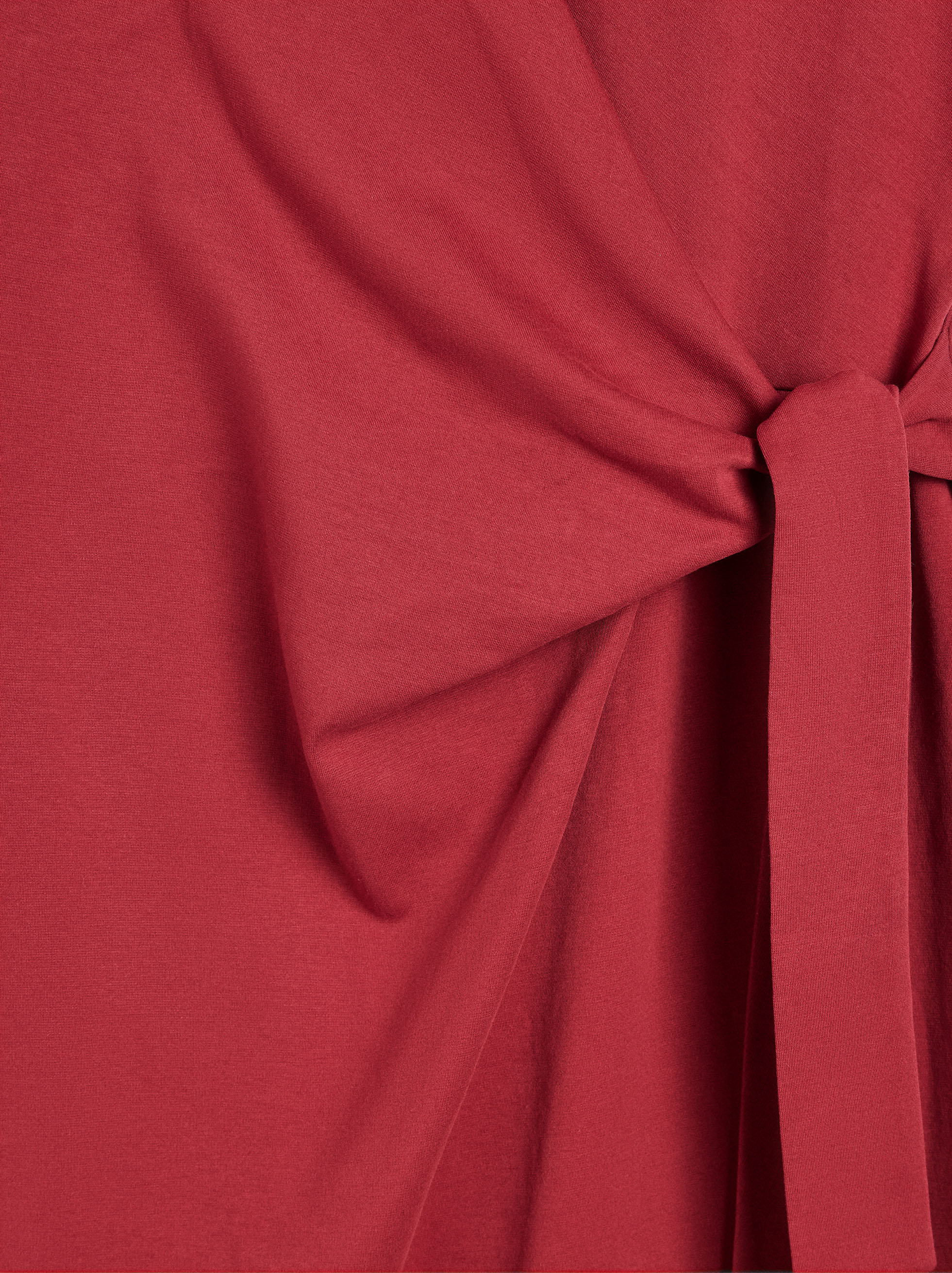 Robe drapée avec nœud image number 7.0