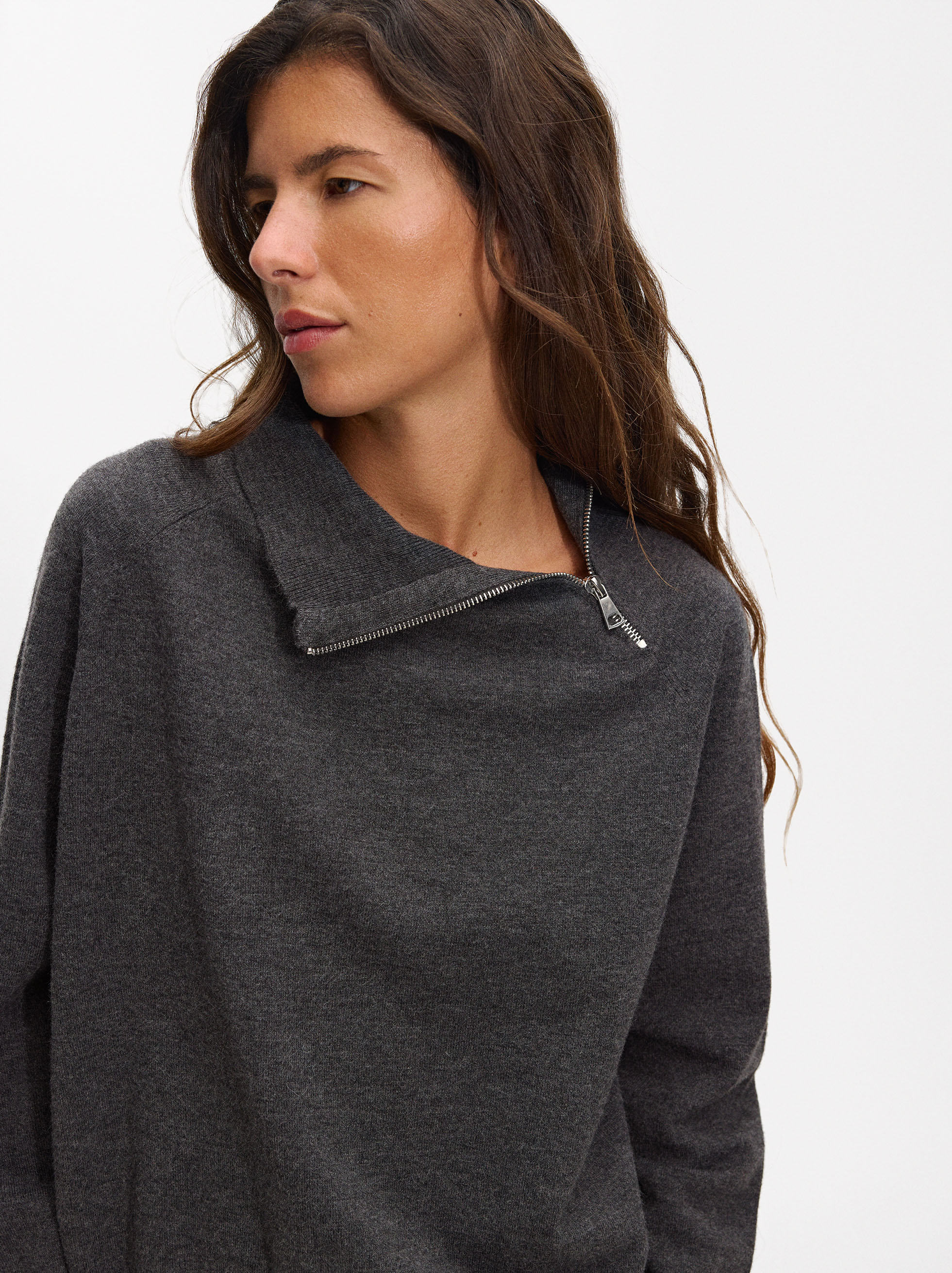 Knit sweater with wool image number 0.0
