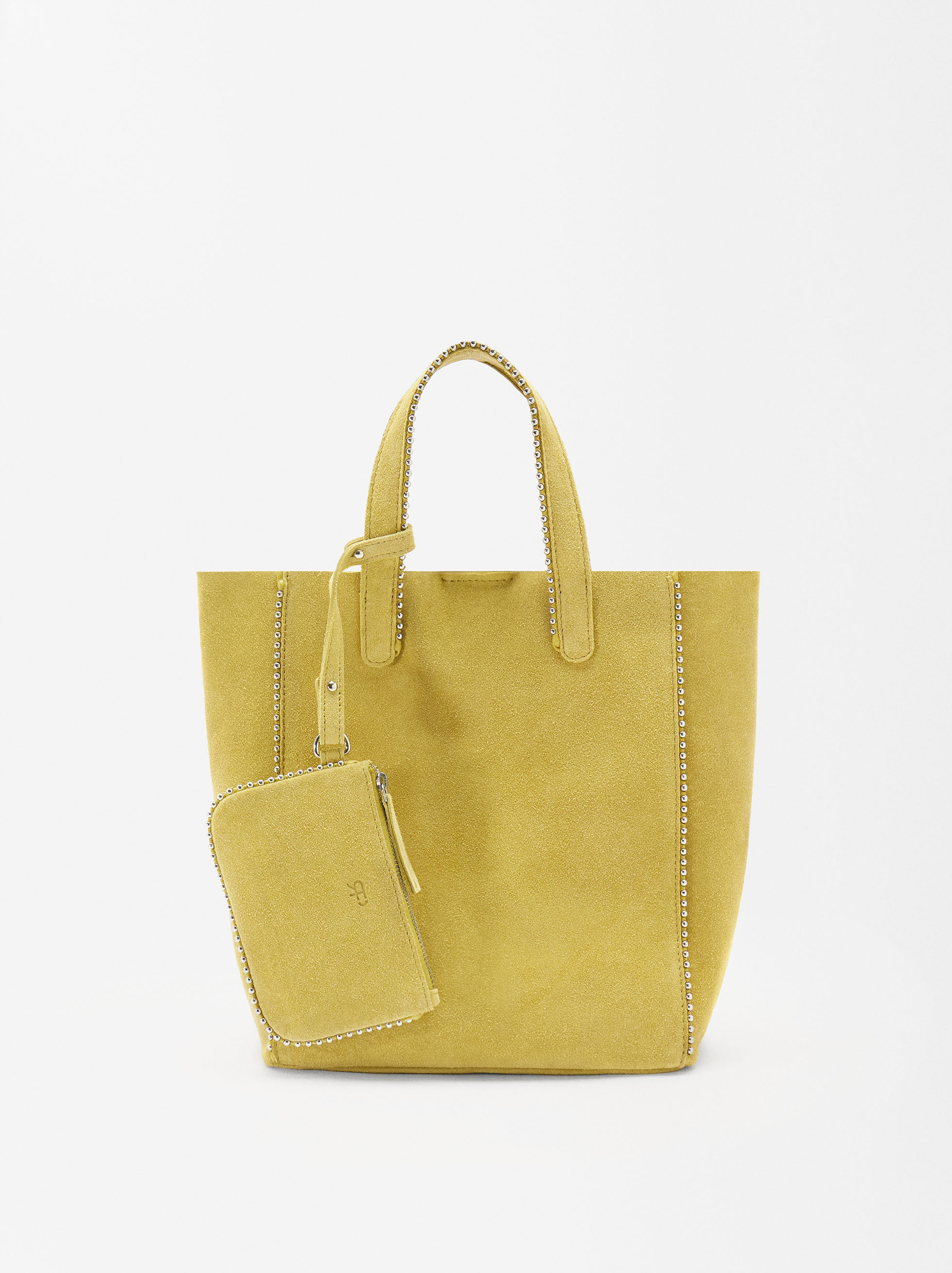 Suede yellow bag 2025