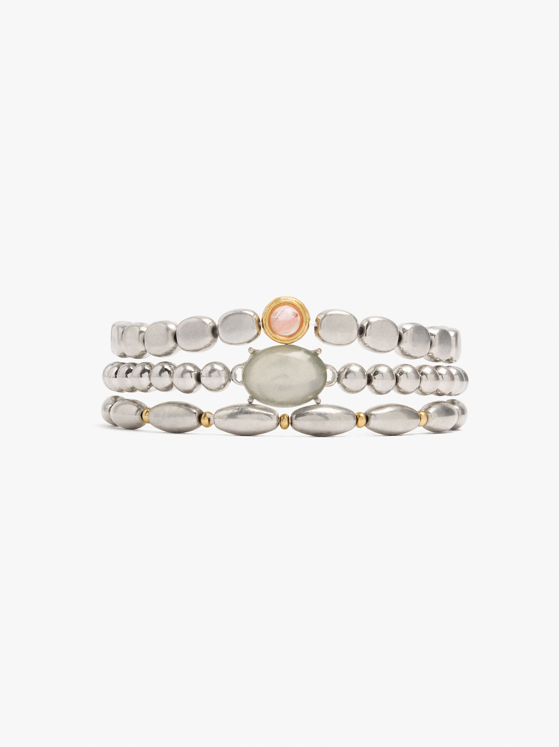 Set elastischer Armb&auml;nder mit Stein image number 0.0