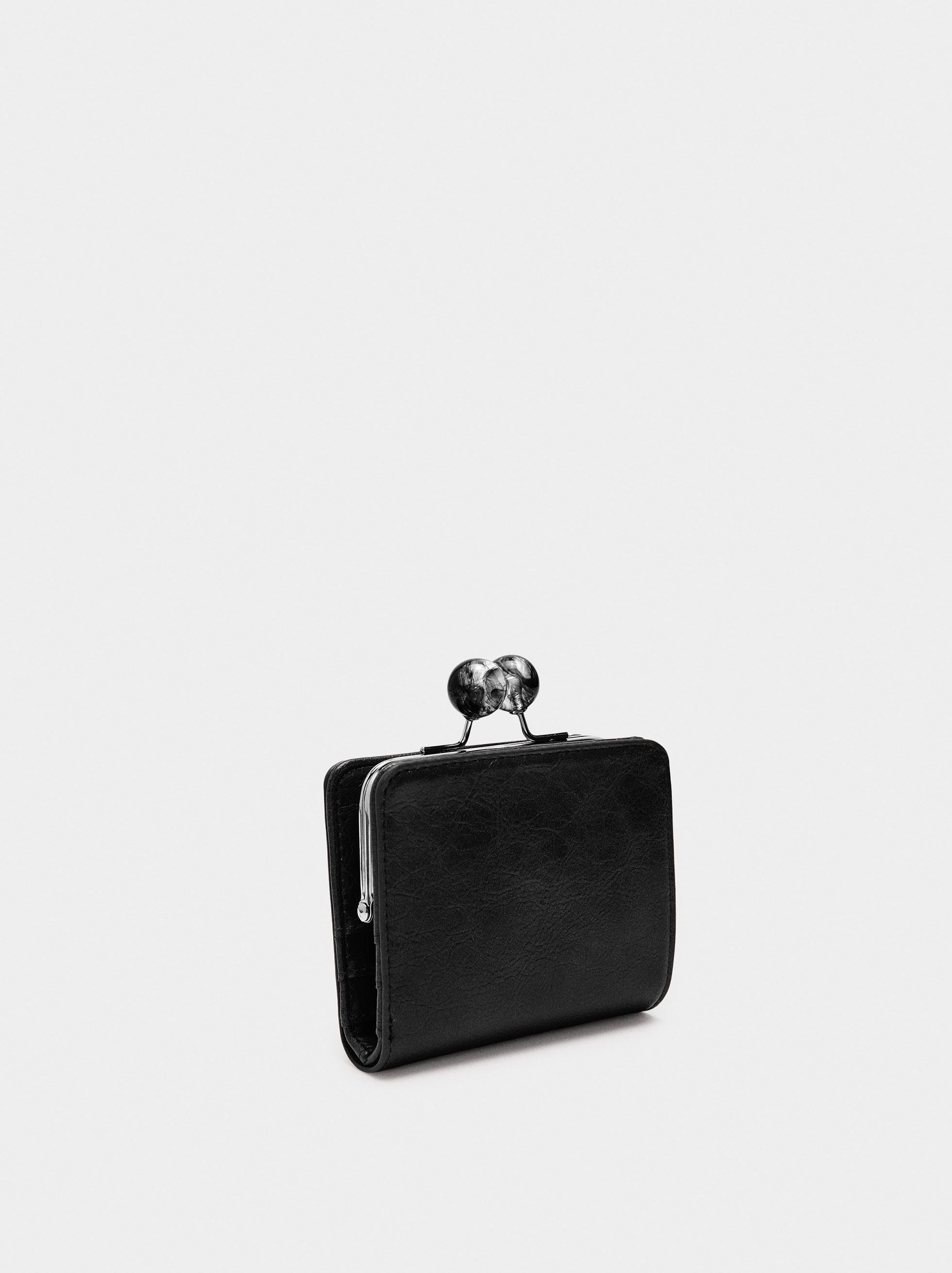 Basic wallet with studs image number 2.0